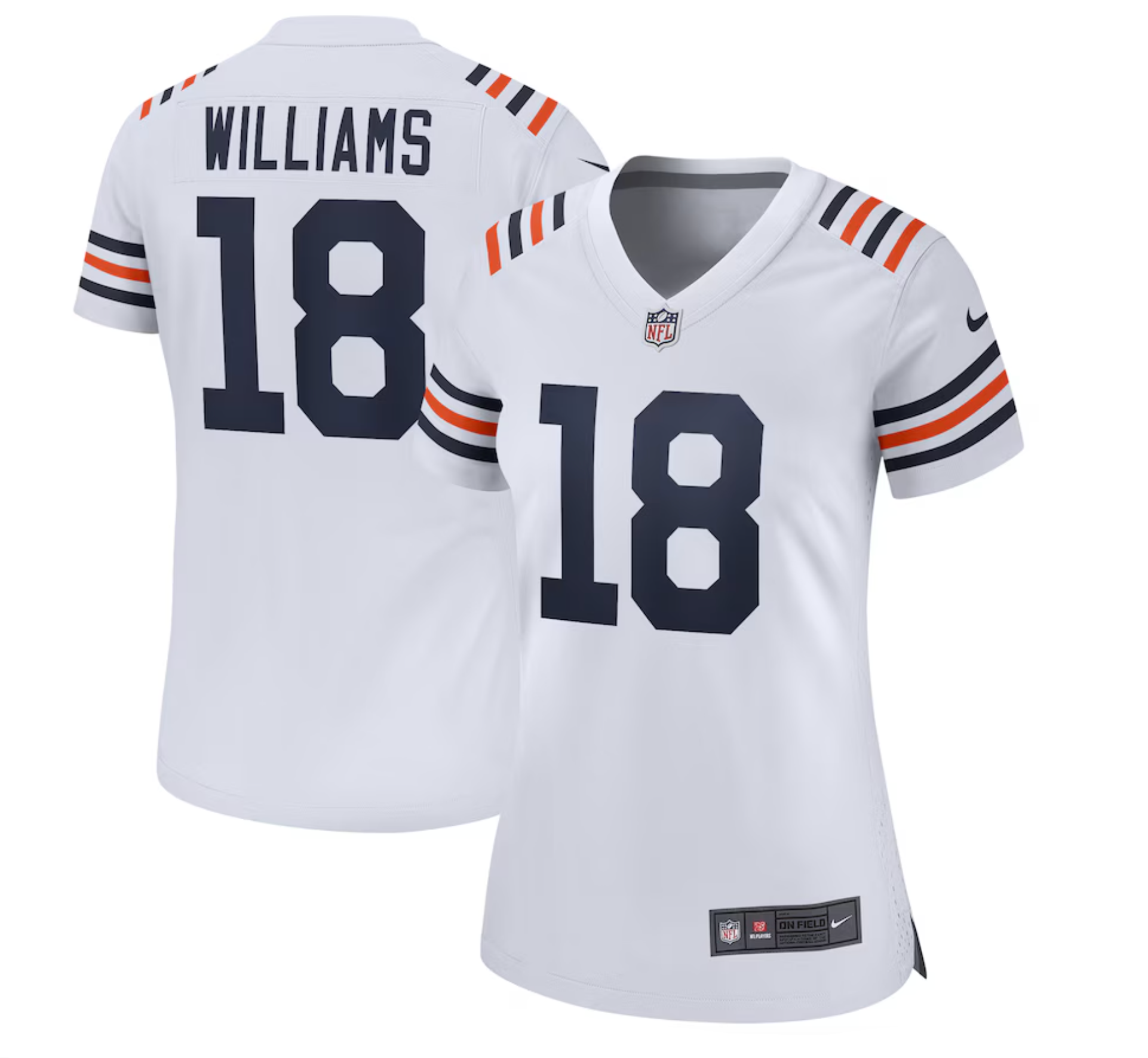 Women's Chicago Bears Caleb Williams Nike White 2nd Alternate Game Player Jersey