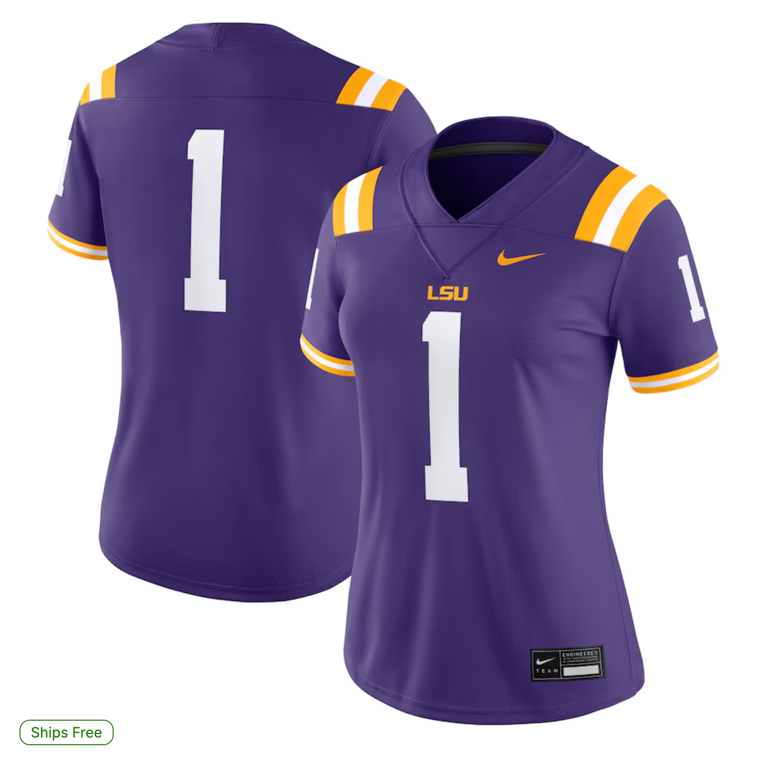 #1 LSU Tigers Nike Women's Game Jersey - Purple