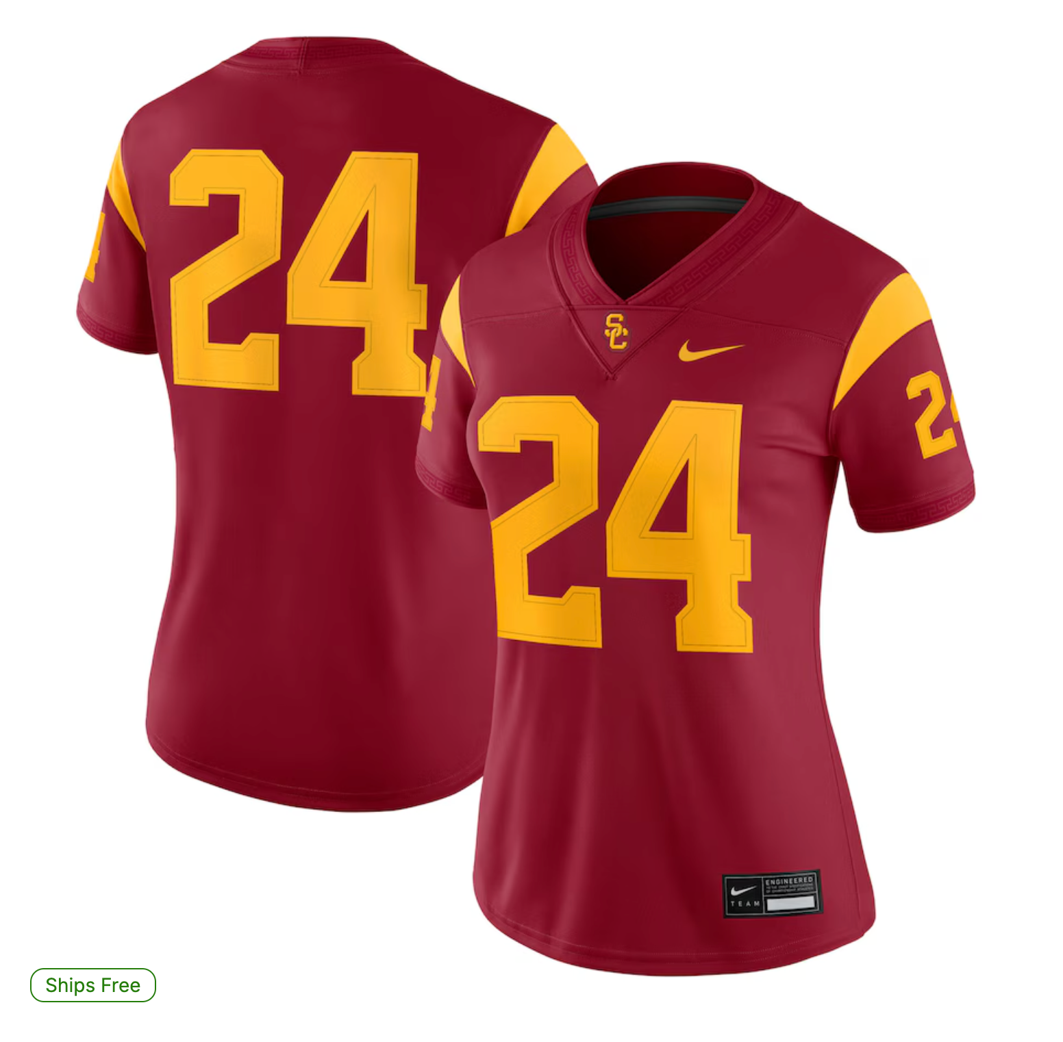 #24 USC Trojans Nike Women's Game Jersey - Cardinal