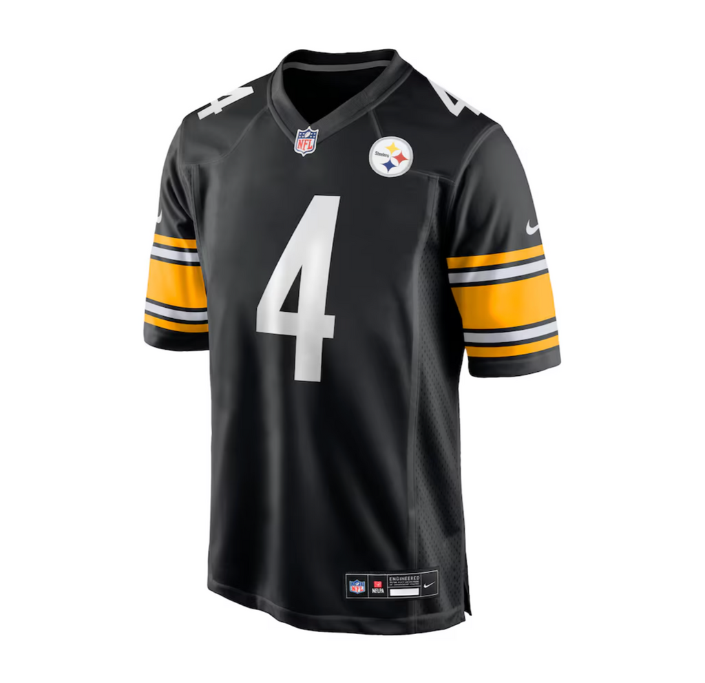 Men's Pittsburgh Steelers DK Metcalf Nike Black Game Player Jersey (Copy)