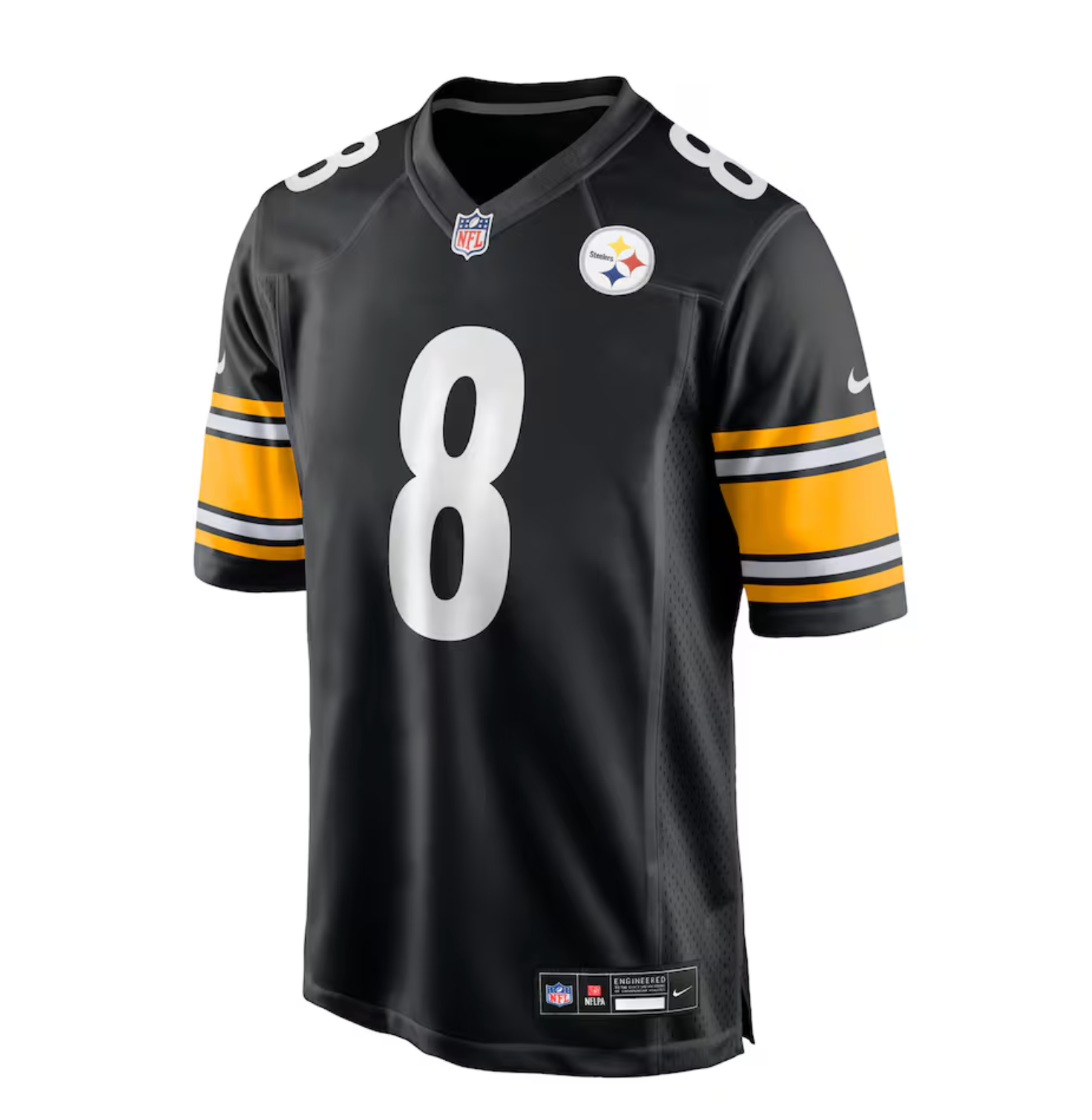 Men's Pittsburgh Steelers Aaron Rodgers Nike Black Game Jersey