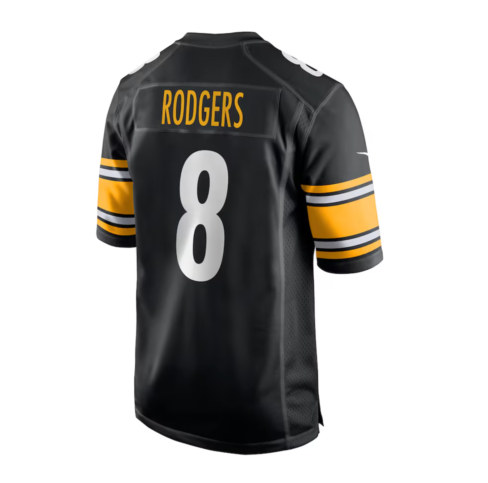 Men's Pittsburgh Steelers Aaron Rodgers Nike Black Game Jersey