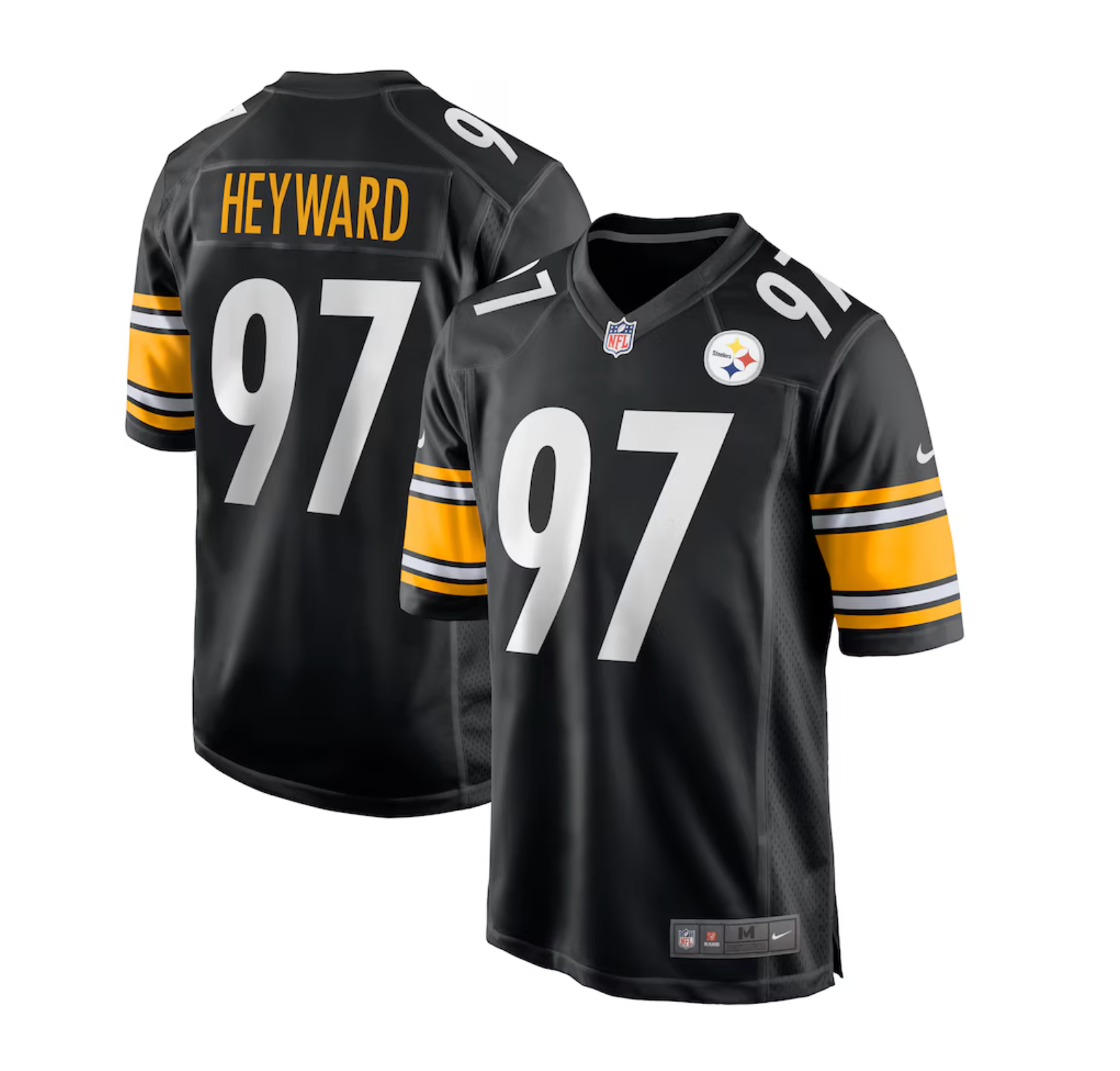 Men's Pittsburgh Steelers Cameron Heyward Nike Black Game Jersey