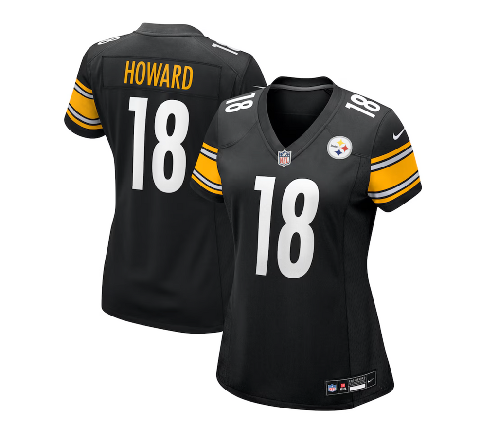 Women's Pittsburgh Steelers Will Howard Nike Black Team Game Jersey
