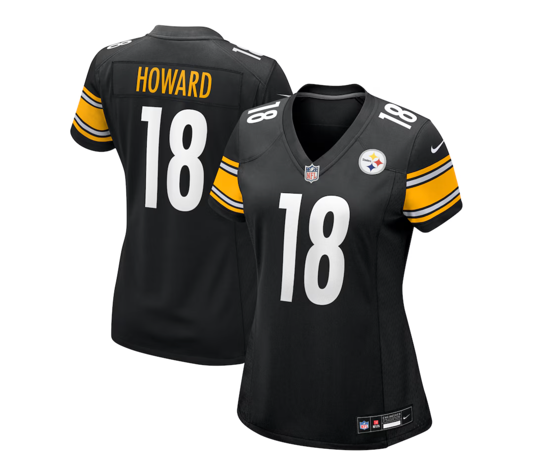 Women's Pittsburgh Steelers Will Howard Nike Black Team Game Jersey