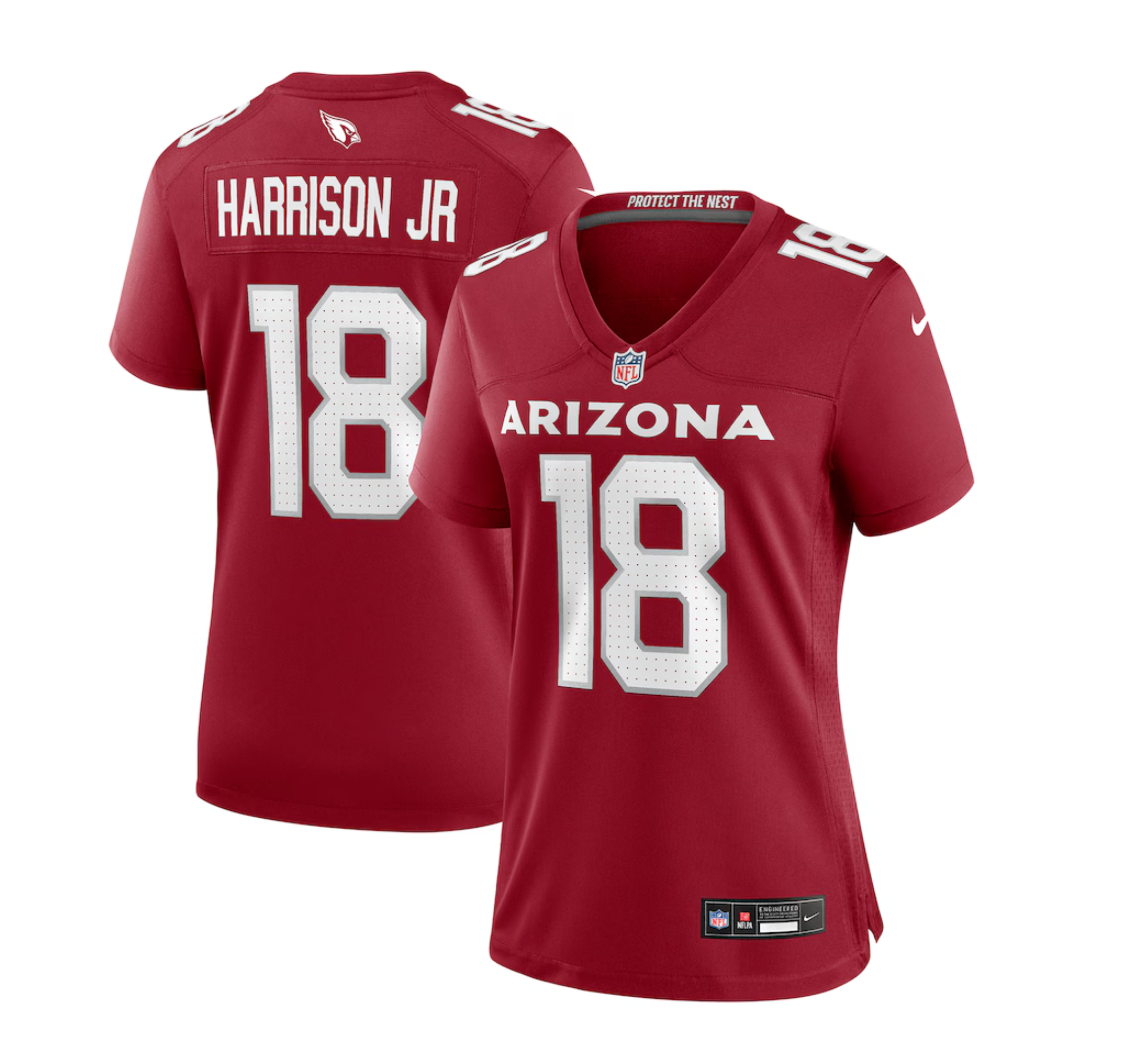 Women's Arizona Cardinals Marvin Harrison Jr. Nike Cardinal Player Game Jersey