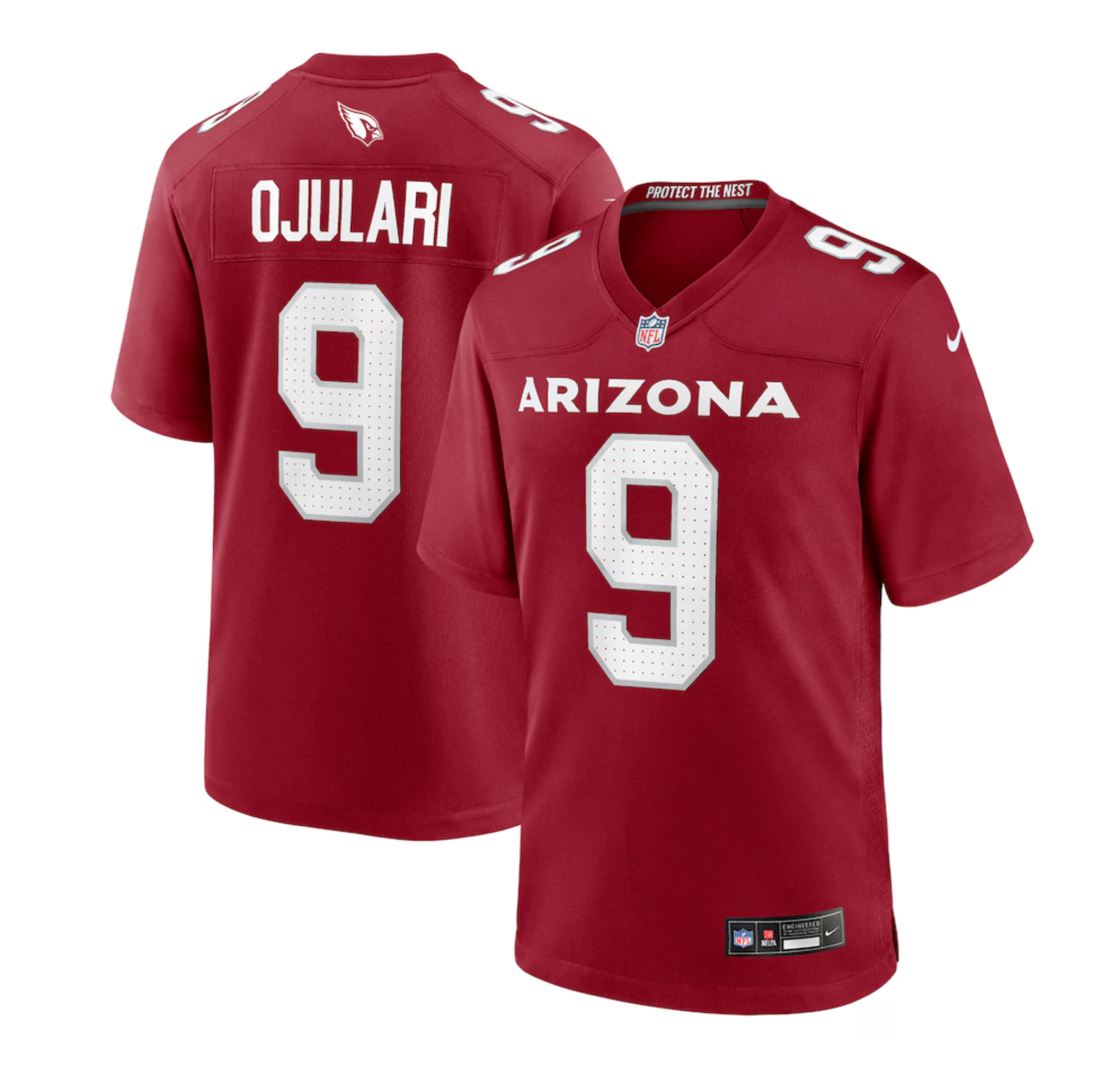 Men's Arizona Cardinals BJ Ojulari Nike Cardinal Team Game Jersey