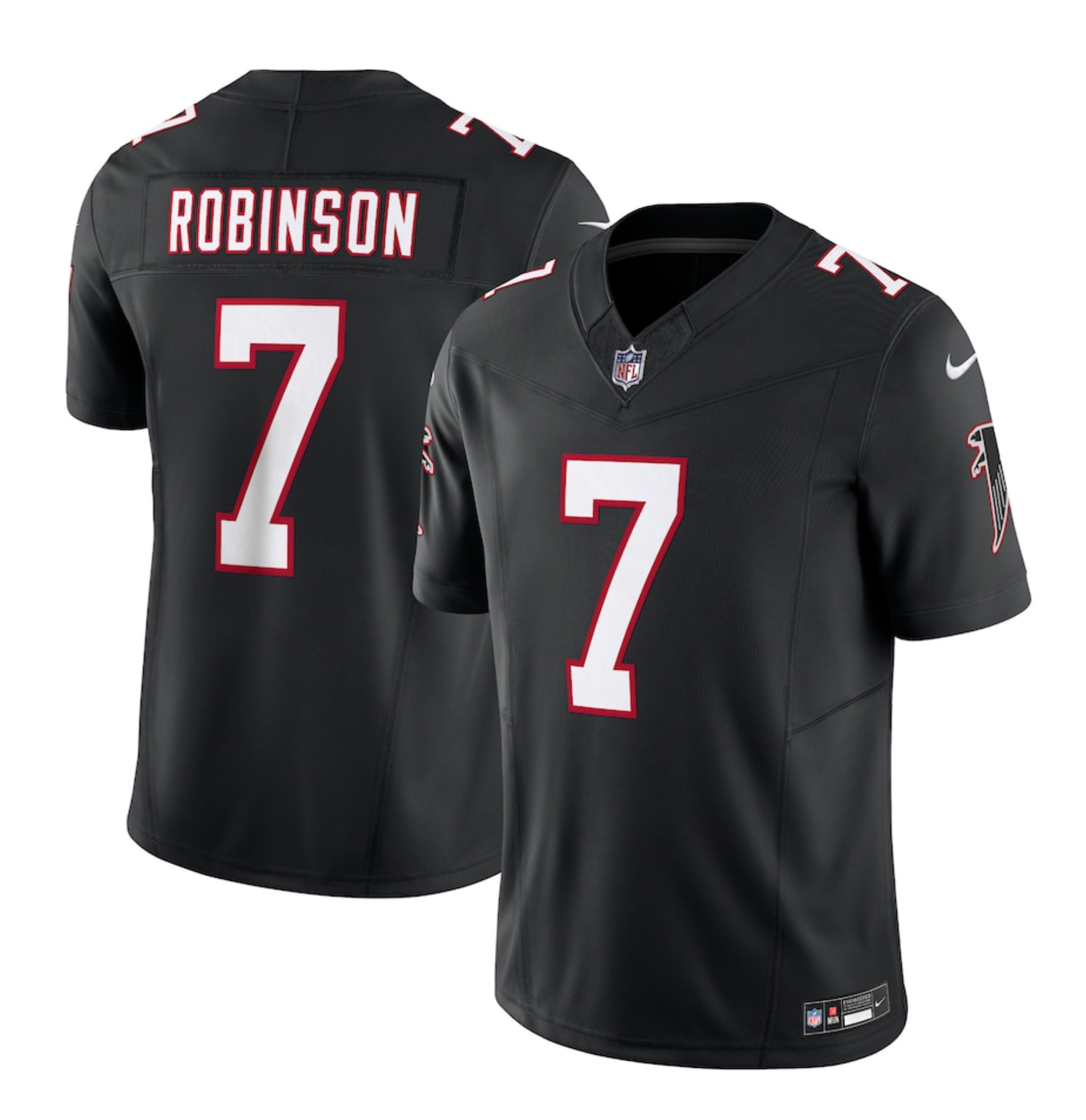 Men's Atlanta Falcons Bijan Robinson Nike Black Alternate Vapor F.U.S.E. Limited Jersey