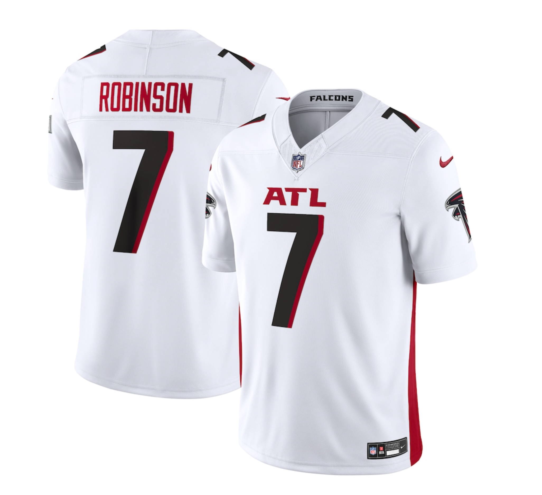 Men's Atlanta Falcons Bijan Robinson Nike White Vapor F.U.S.E. Limited Jersey