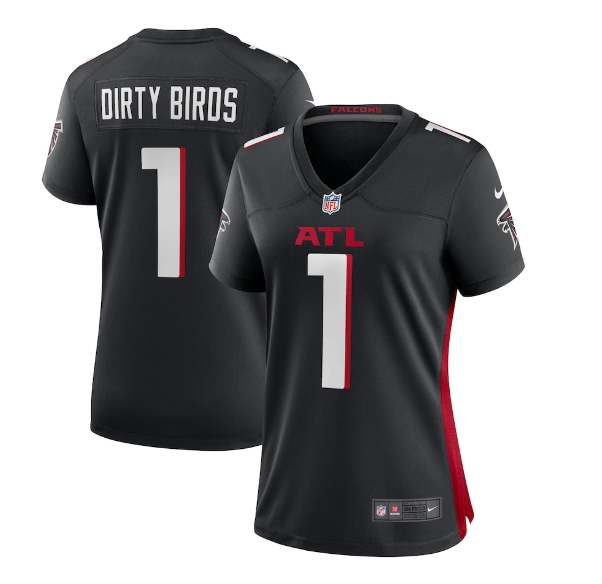 Women's Atlanta Falcons Dirty Birds Nike Black Game Jersey