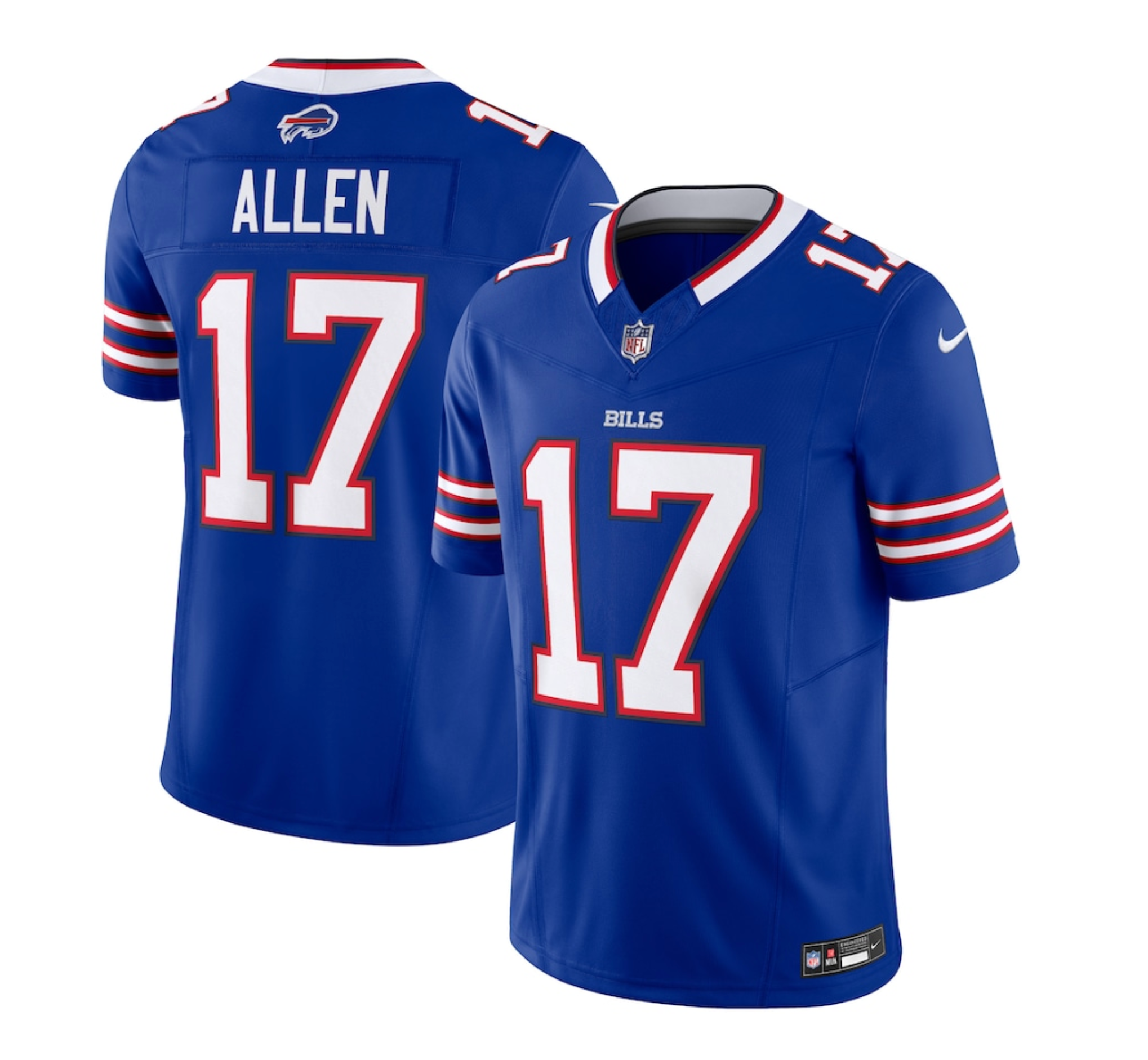 Men's Buffalo Bills Josh Allen Nike Royal Vapor F.U.S.E. Limited Jersey