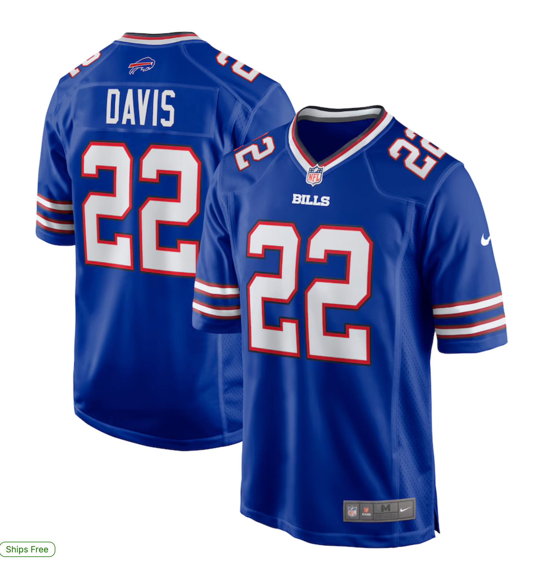 Men's Buffalo Bills Matt Milano Nike White Away Game Player Jersey