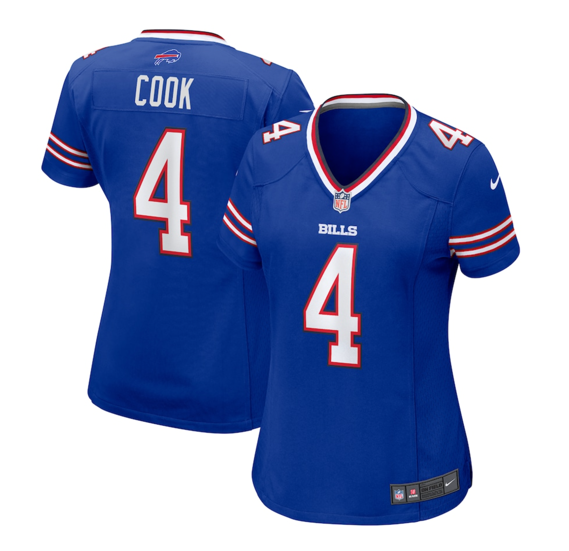 Women's Buffalo Bills James Cook Nike Royal Game Player Jersey