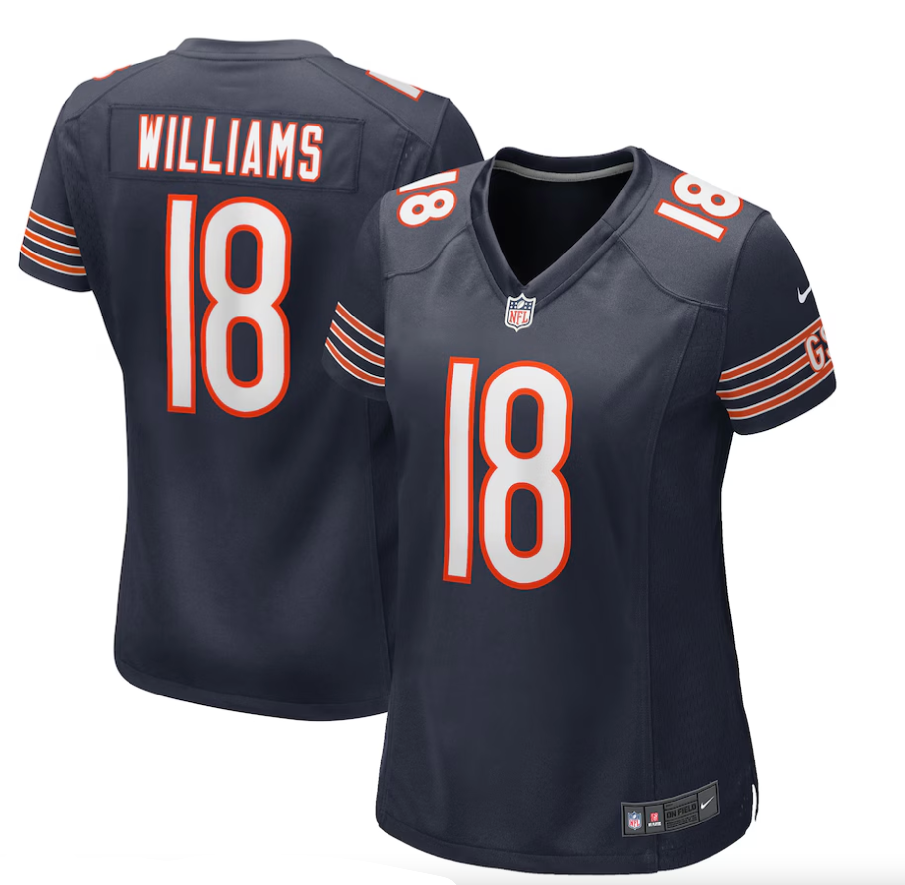 Women's Chicago Bears Caleb Williams Nike Navy Player Game Jersey