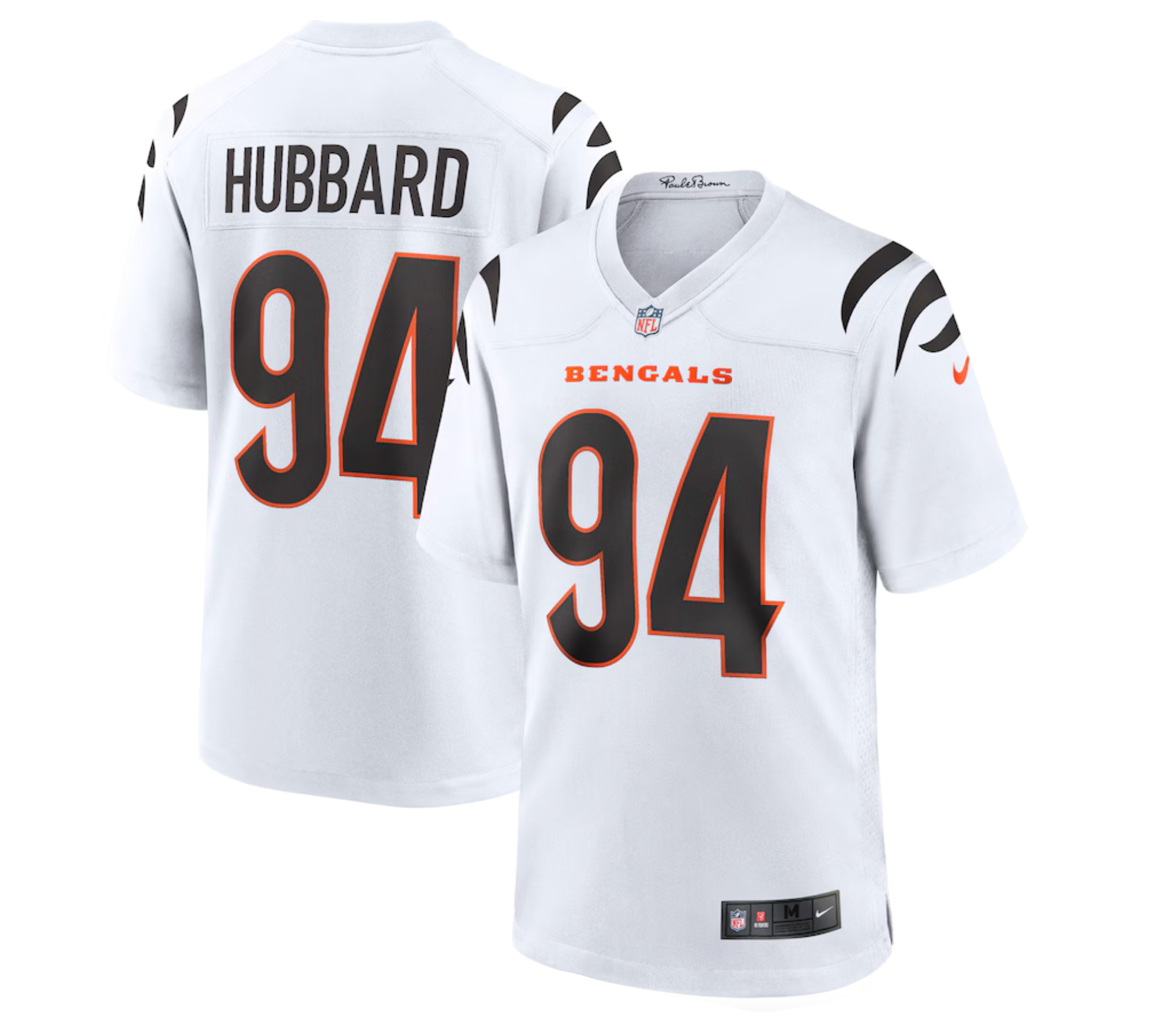 Men's Cincinnati Bengals Sam Hubbard Nike White Game Jersey