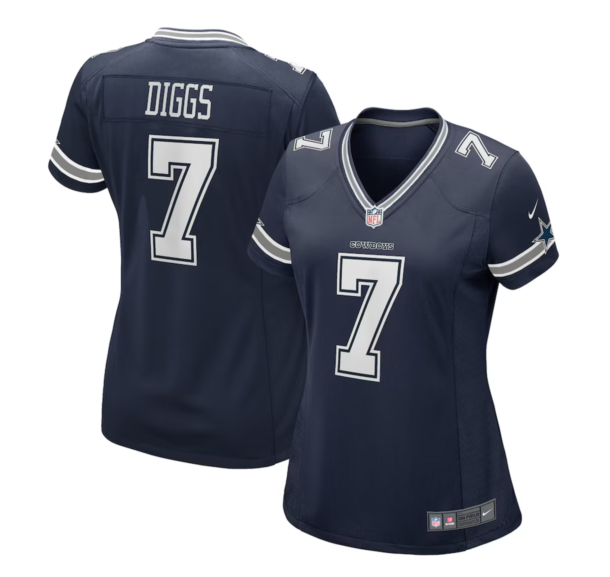 Women's Dallas Cowboys Trevon Diggs Nike Navy Game Jersey