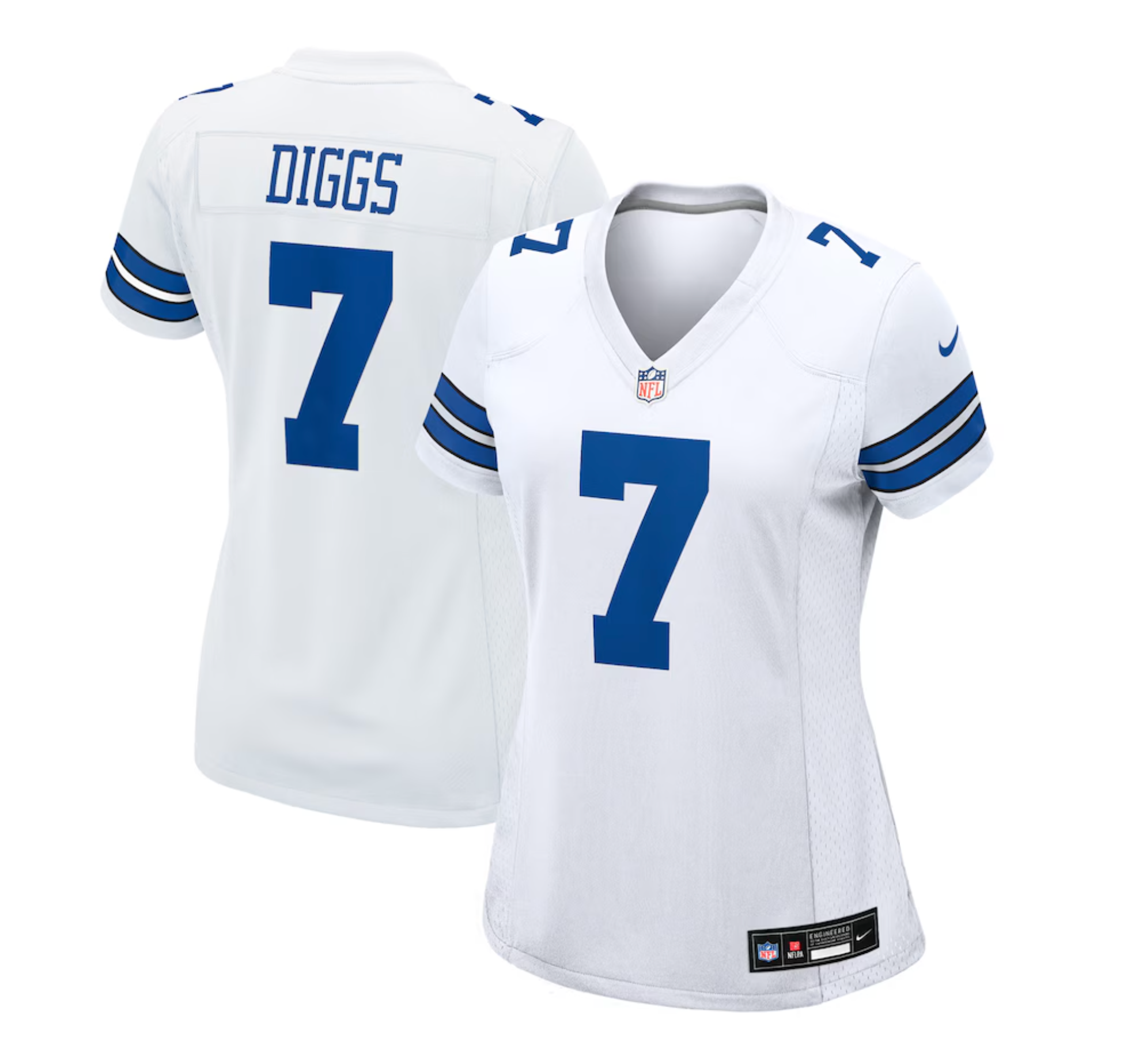Women's Dallas Cowboys Trevon Diggs Nike White Game Jersey