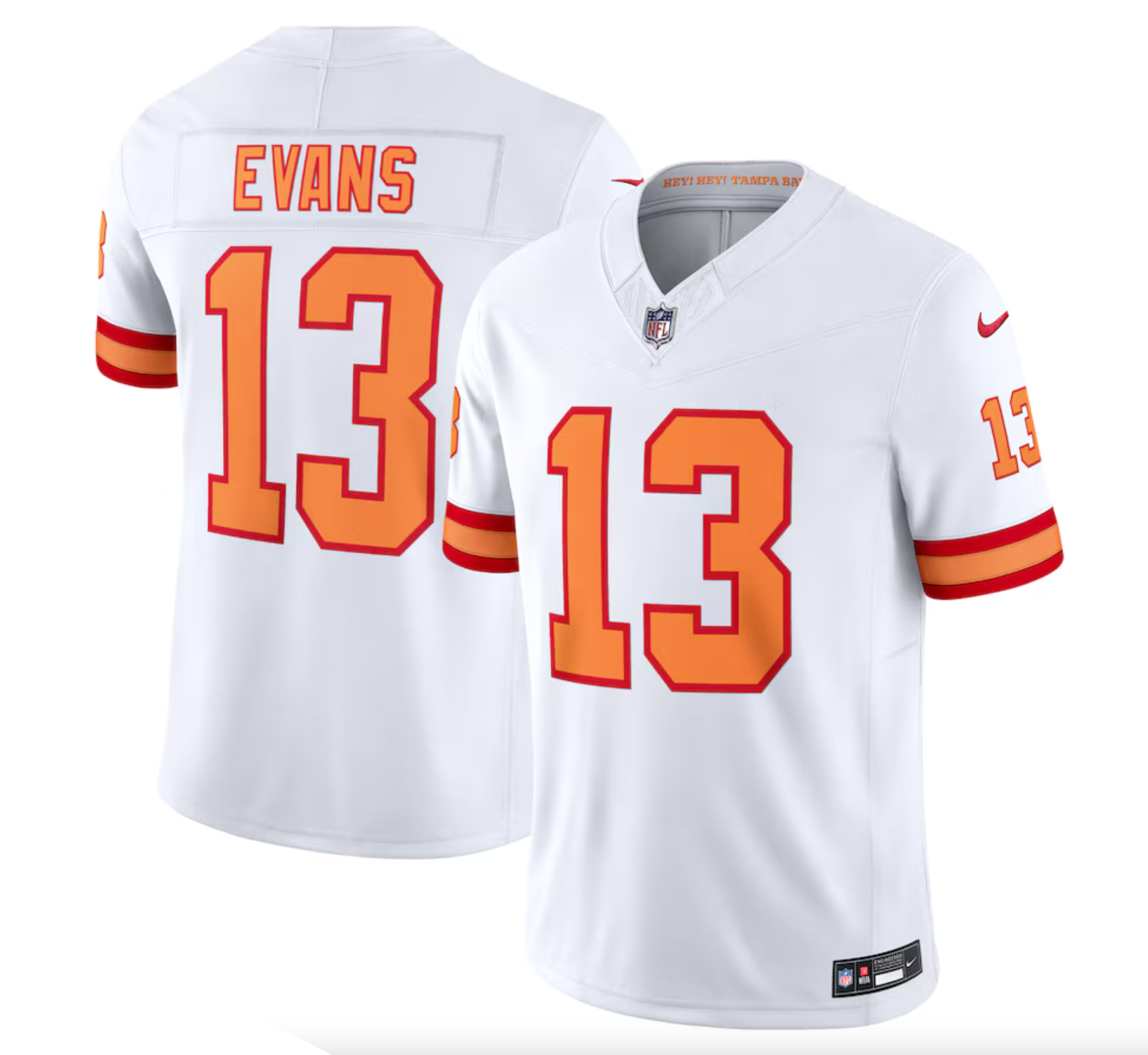 Men's '76 Tampa Bay Buccaneers Mike Evans Nike White Vapor F.U.S.E. Player Limited Jersey