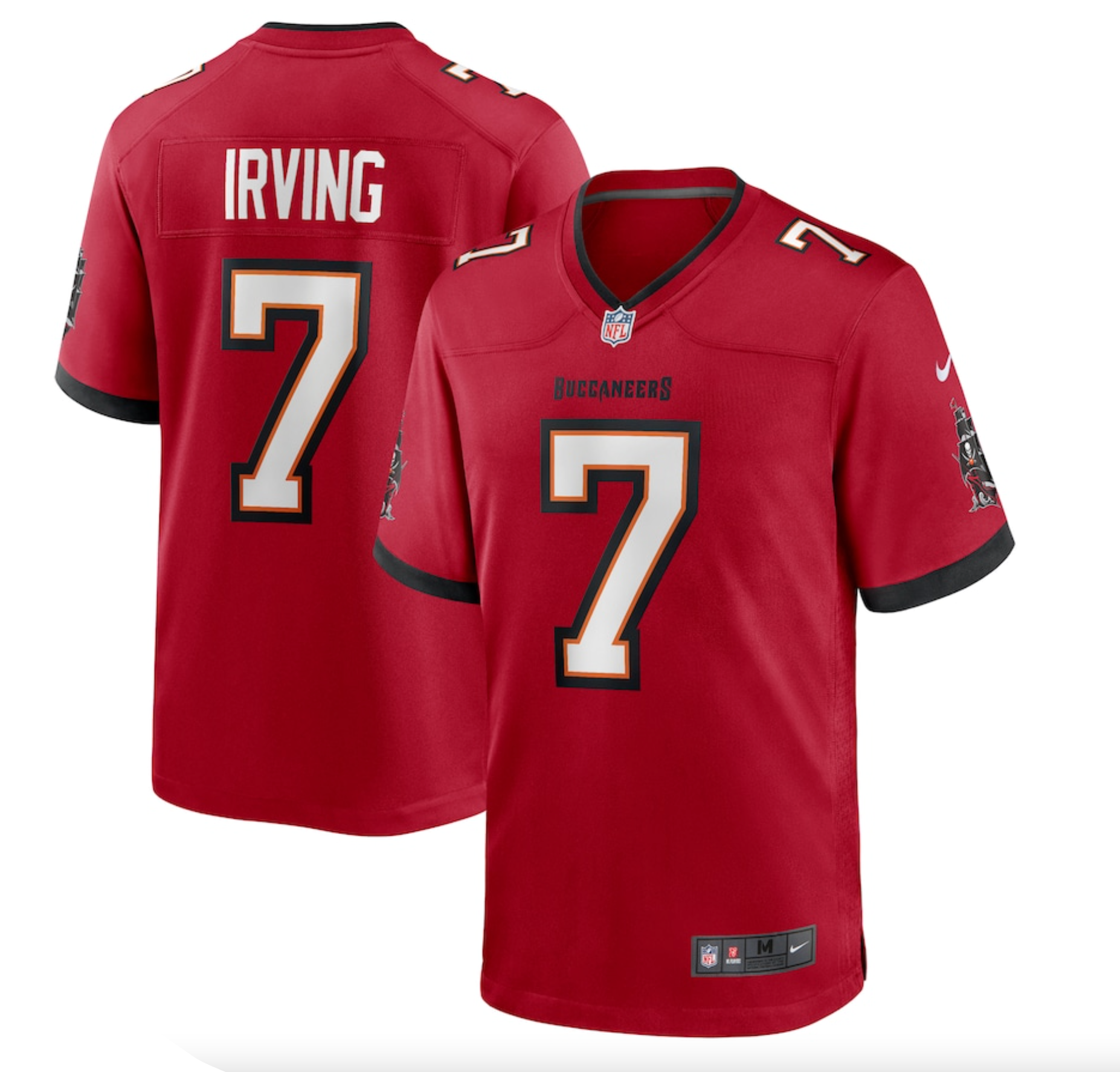 Men's Tampa Bay Buccaneers Bucky Irving Nike Red Game Jersey