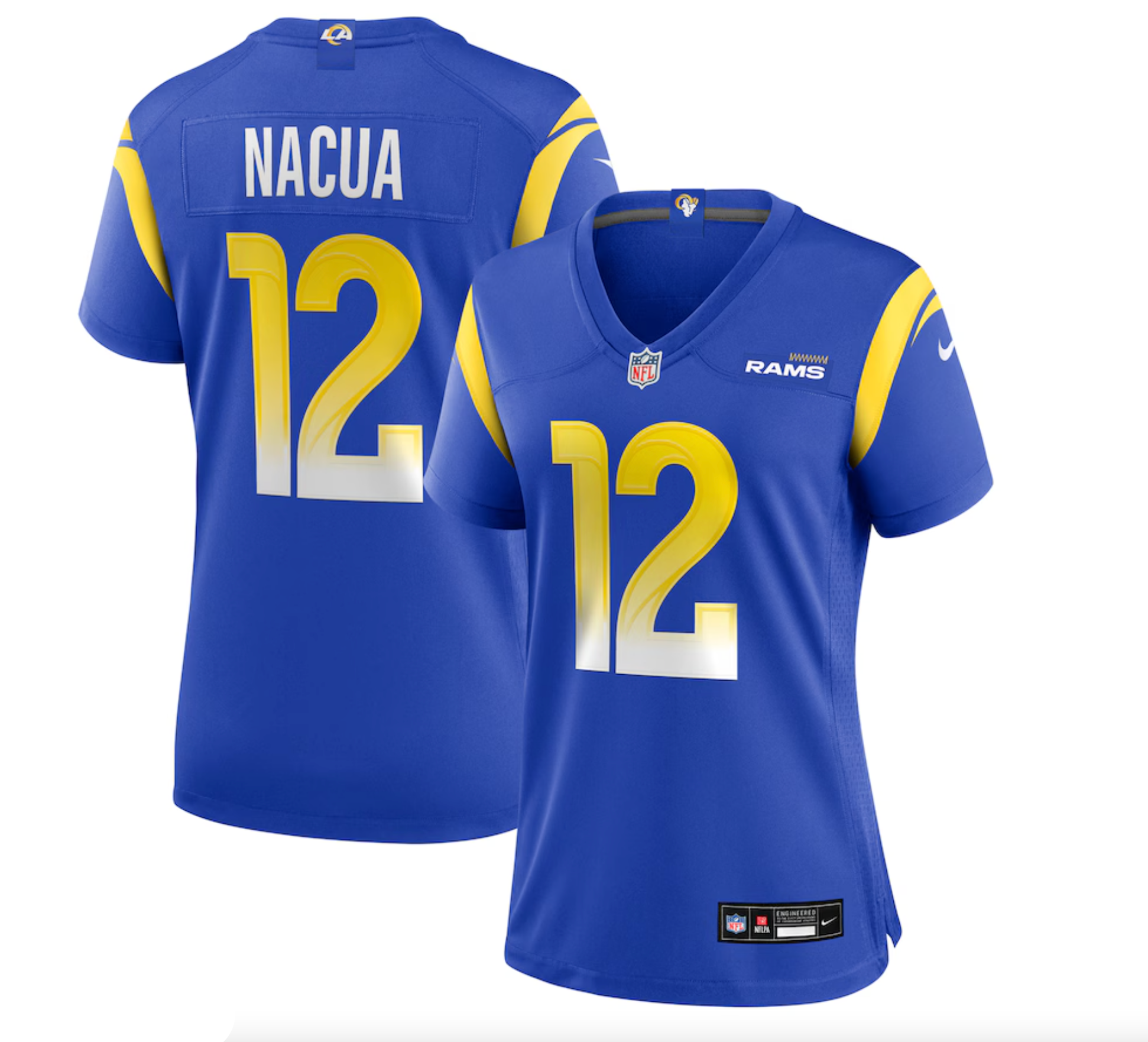 Women's Los Angeles Rams Puka Nacua Nike Royal Game Player Jersey