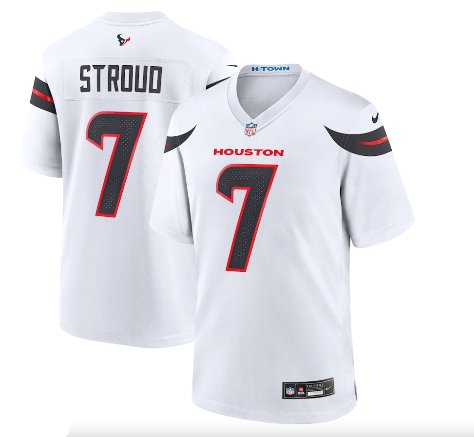 Men's Houston Texans C.J. Stroud Nike White Game Jersey