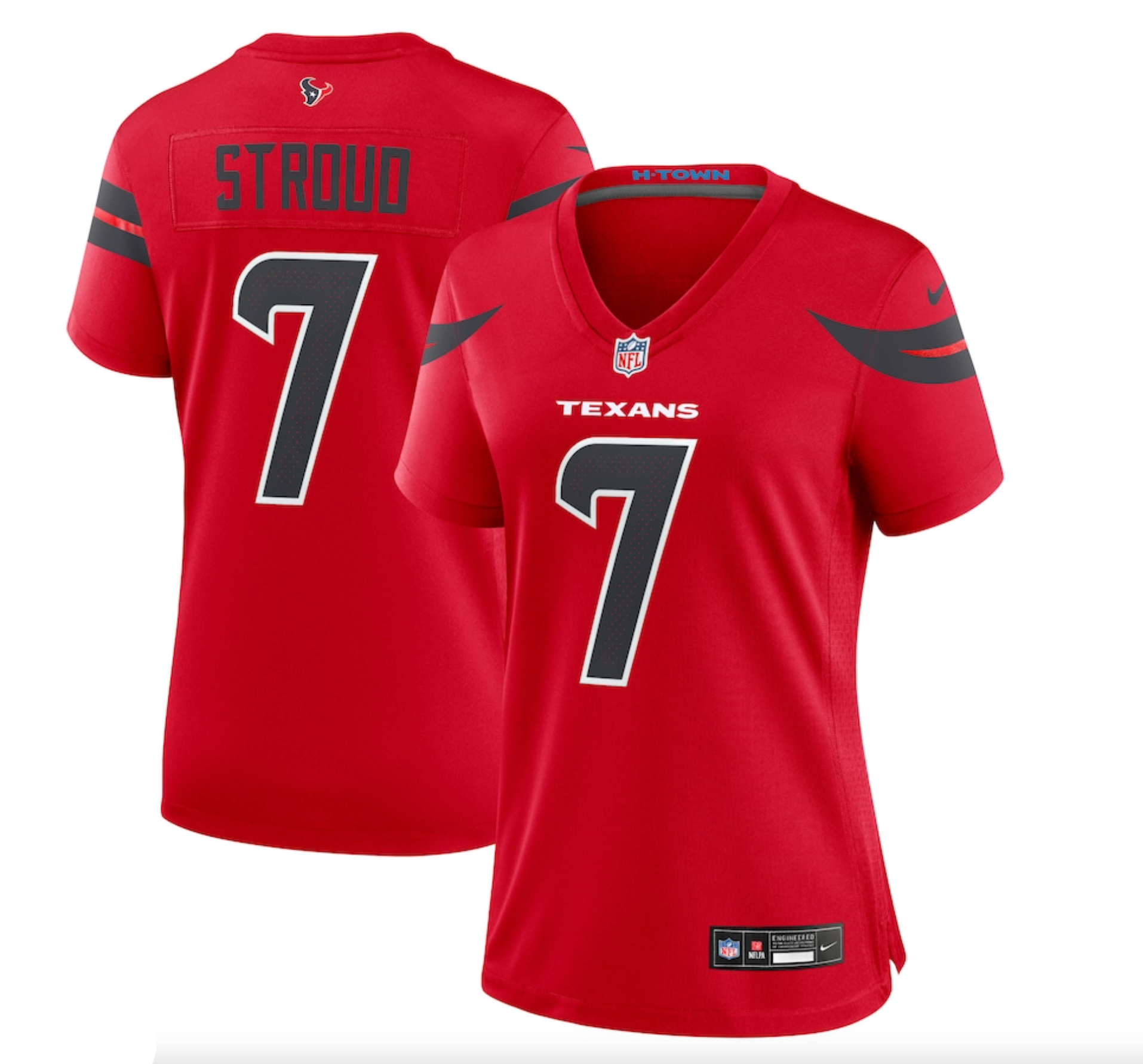 Women's Houston Texans C.J. Stroud Nike Red Alternate Game Jersey