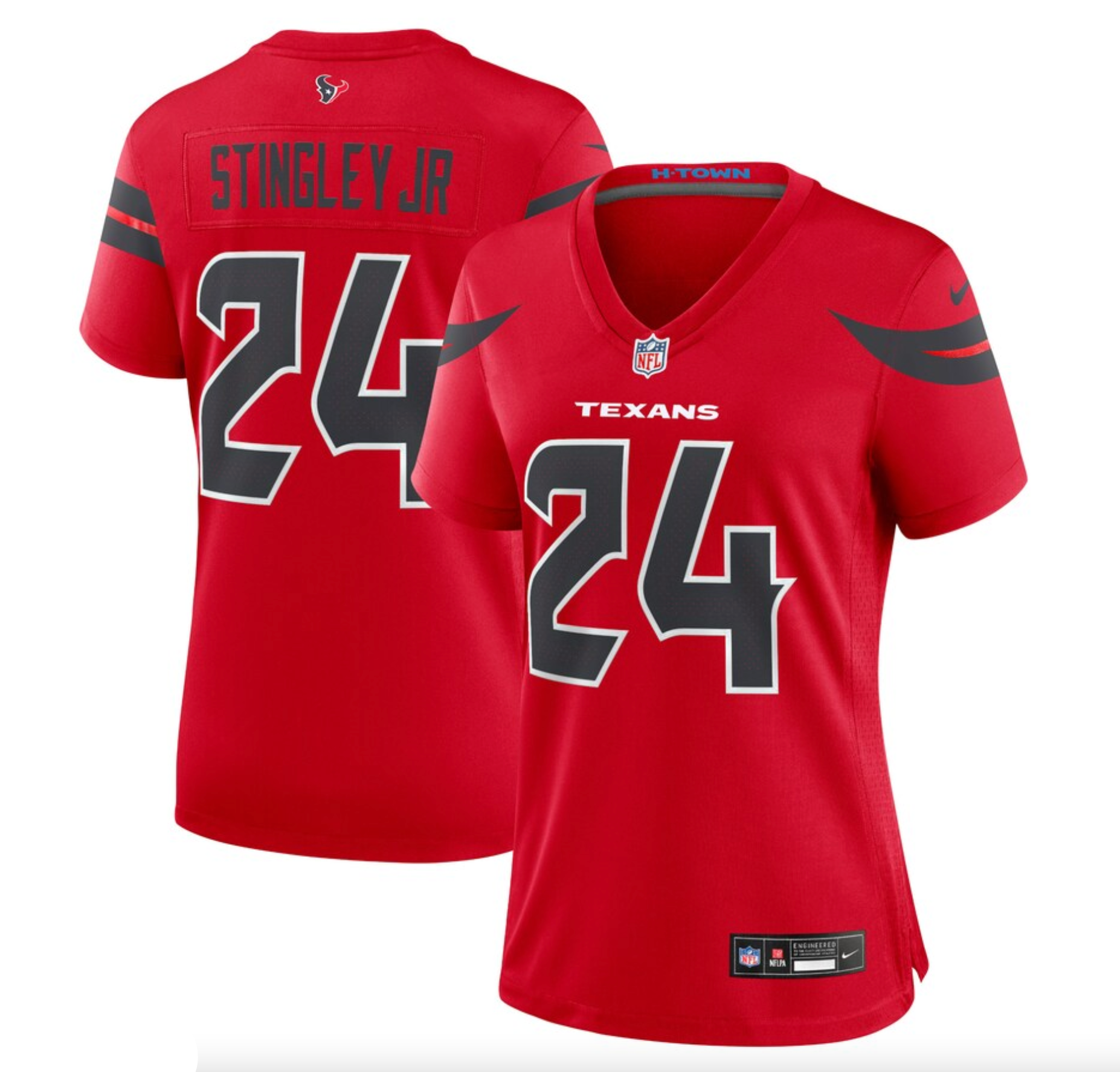 Women's Houston Texans Derek Stingley Jr. Nike Red Alternate Game Jersey