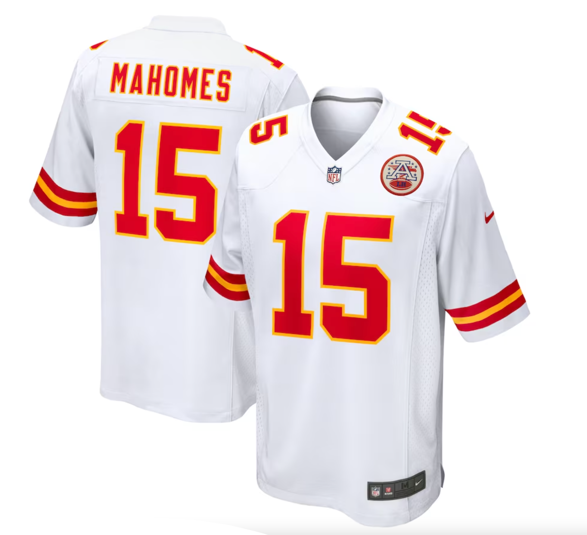 Men's Kansas City Chiefs Patrick Mahomes Nike White Game Jersey