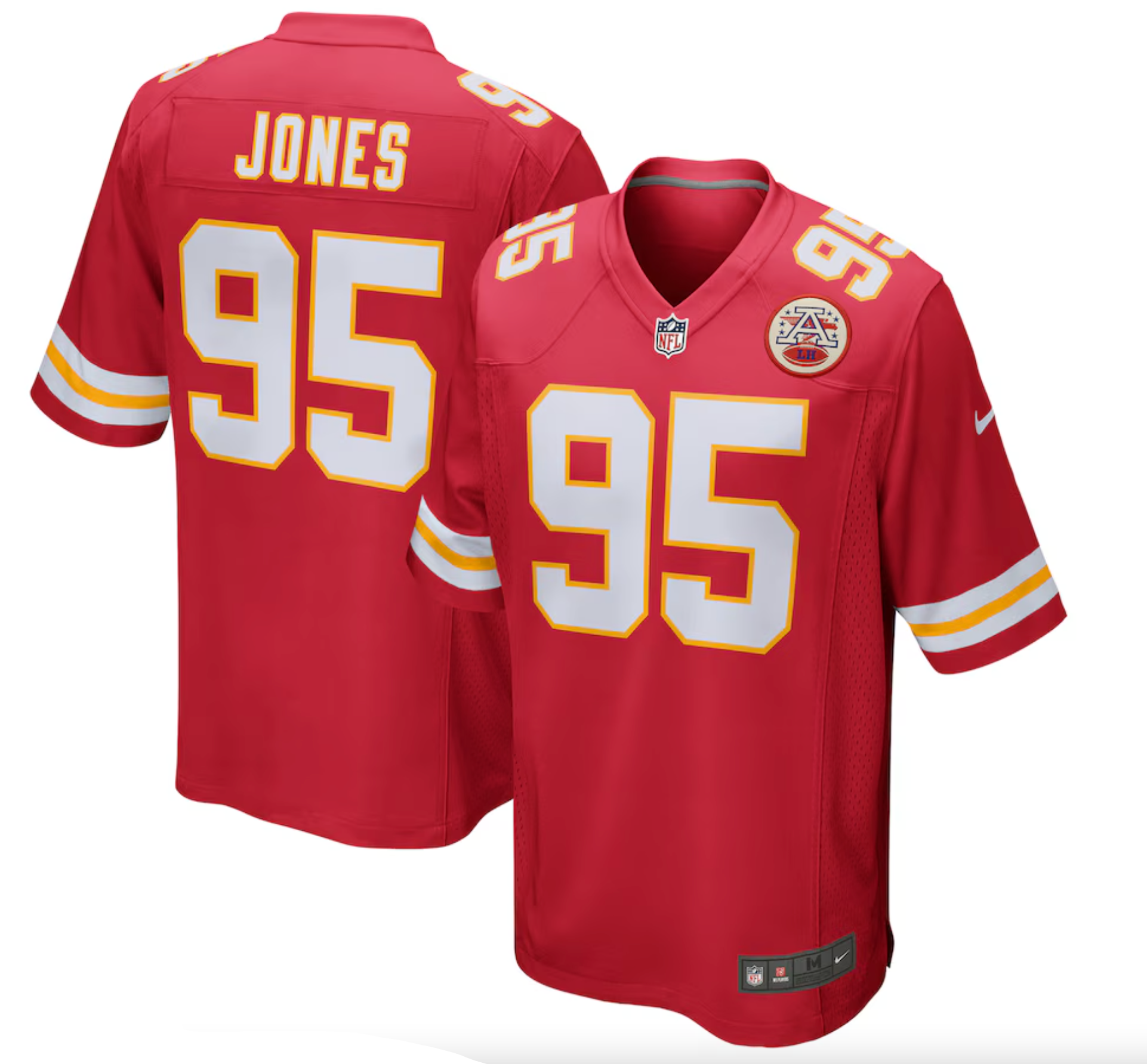 Men's Kansas City Chiefs Chris Jones Nike Red Game Jersey