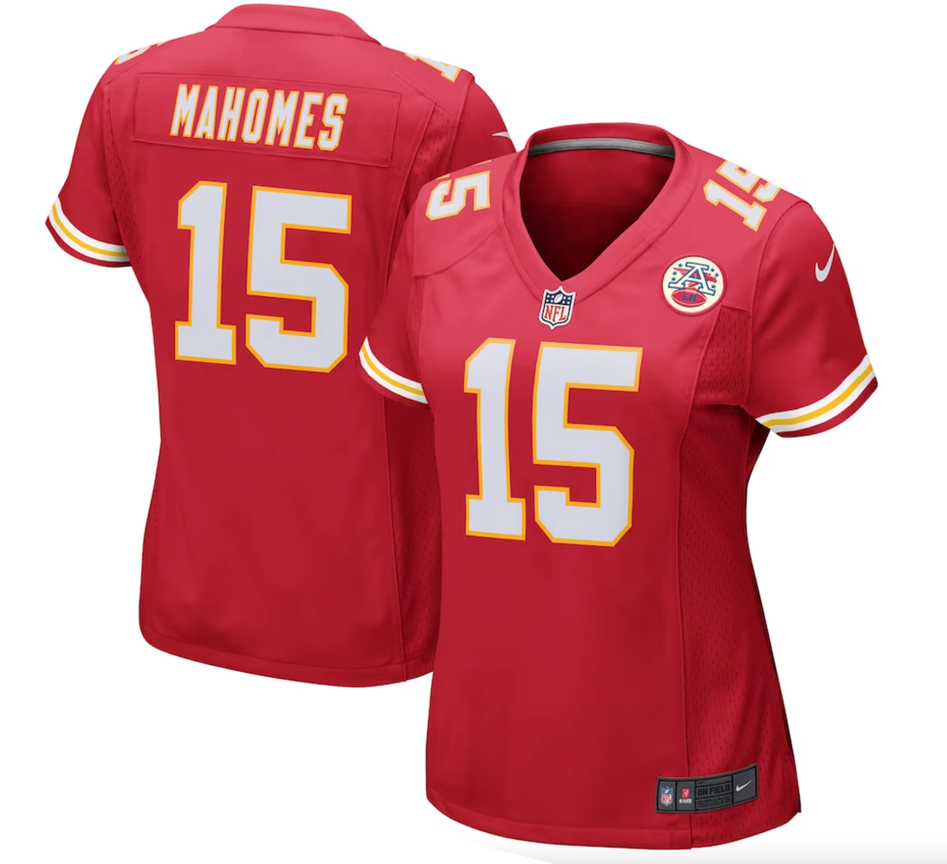Women's Nike Patrick Mahomes Red Kansas City Chiefs Game Jersey