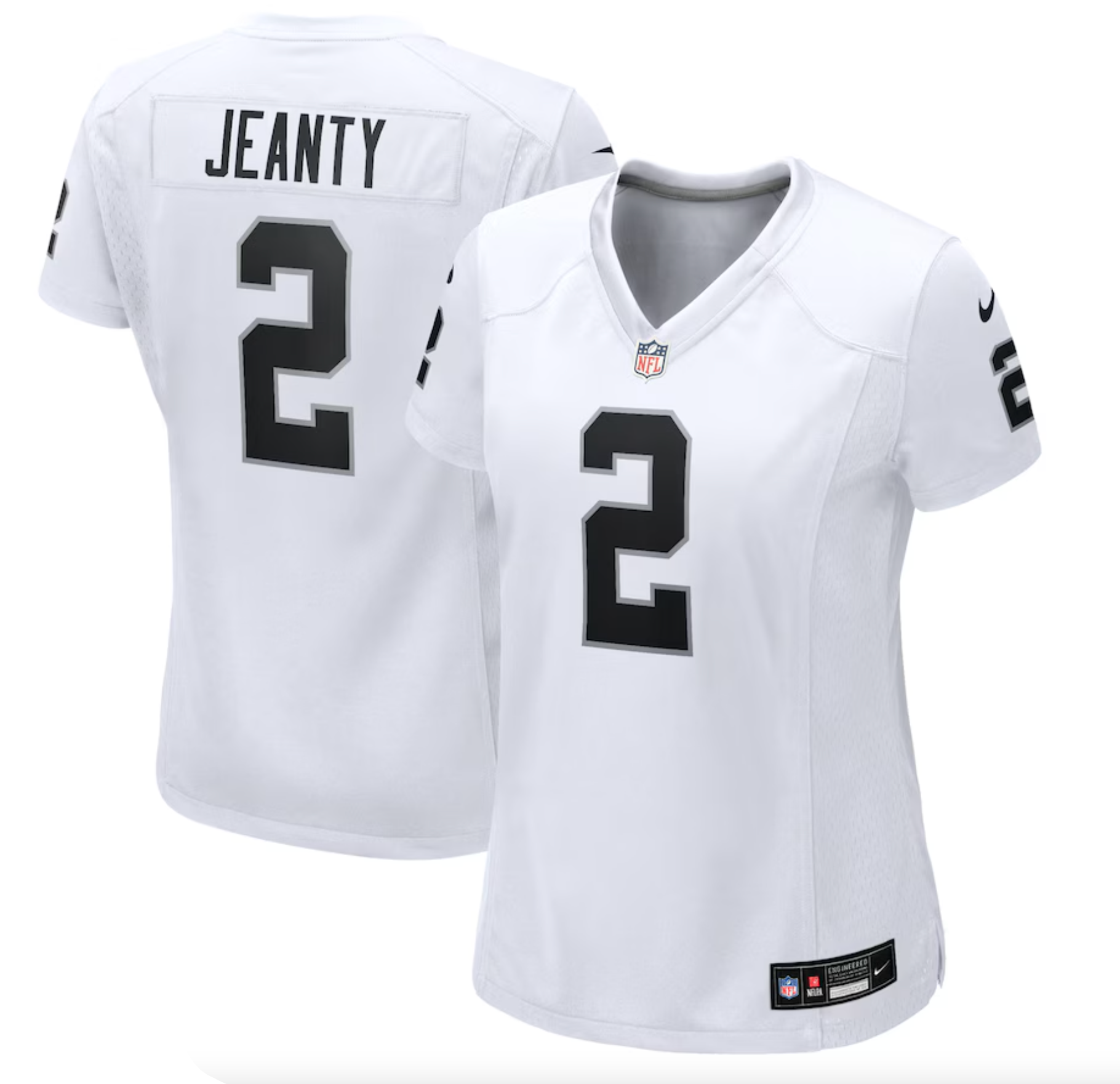 Women's Las Vegas Raiders Ashton Jeanty Nike White Game Jersey