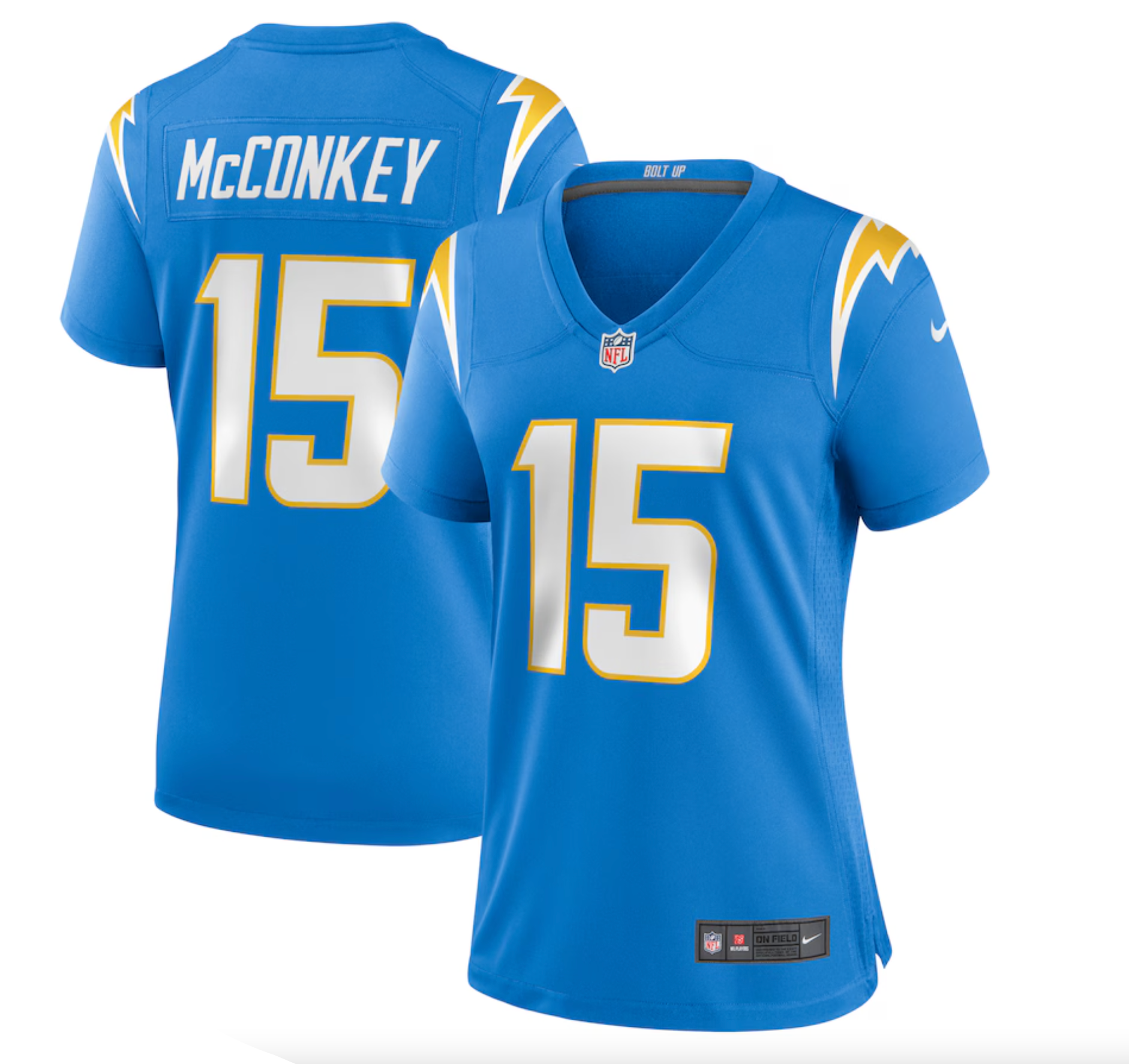 Women's Los Angeles Chargers Ladd McConkey Nike Powder Blue Game Jersey