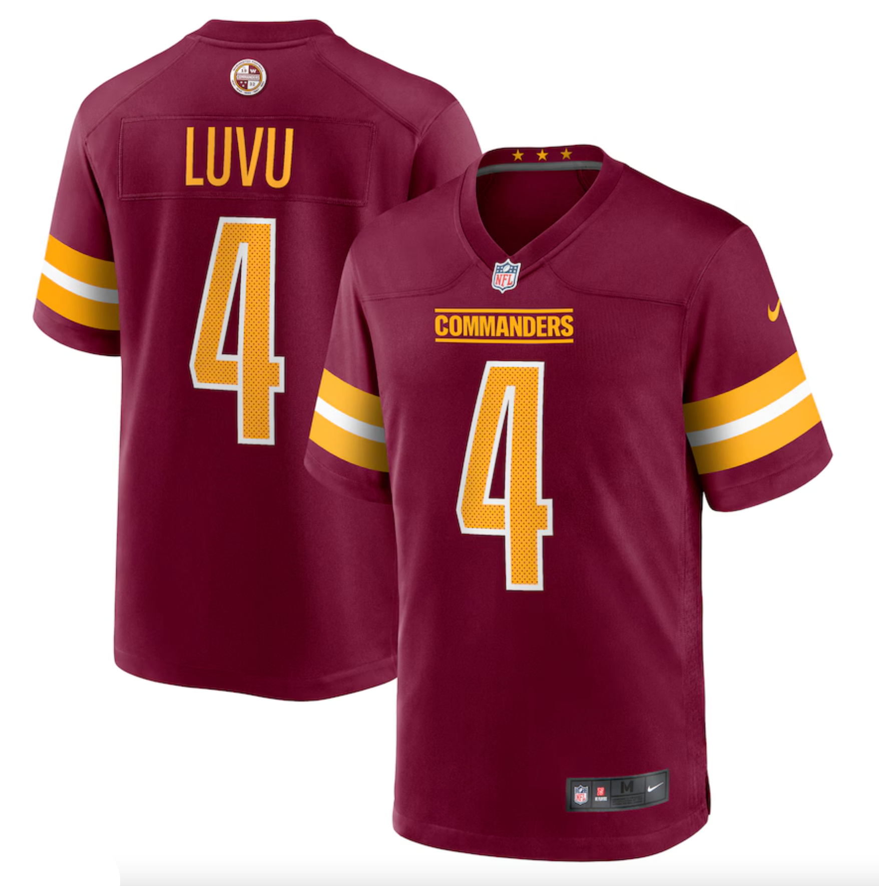 Men's Washington Commanders Frankie Luvu Nike Burgundy Game Jersey