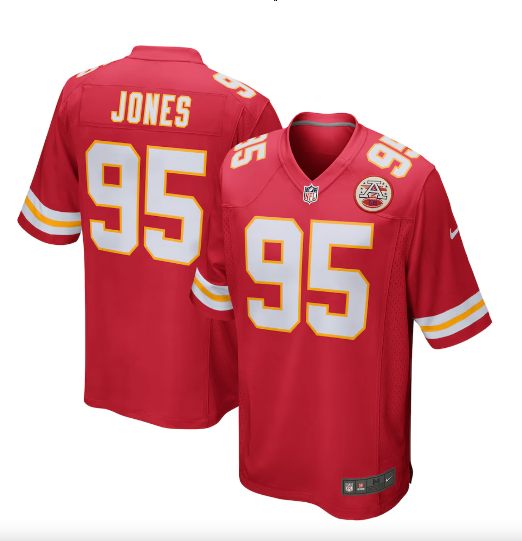 Men's Kansas City Chiefs Chris Jones Nike Red Game Jersey