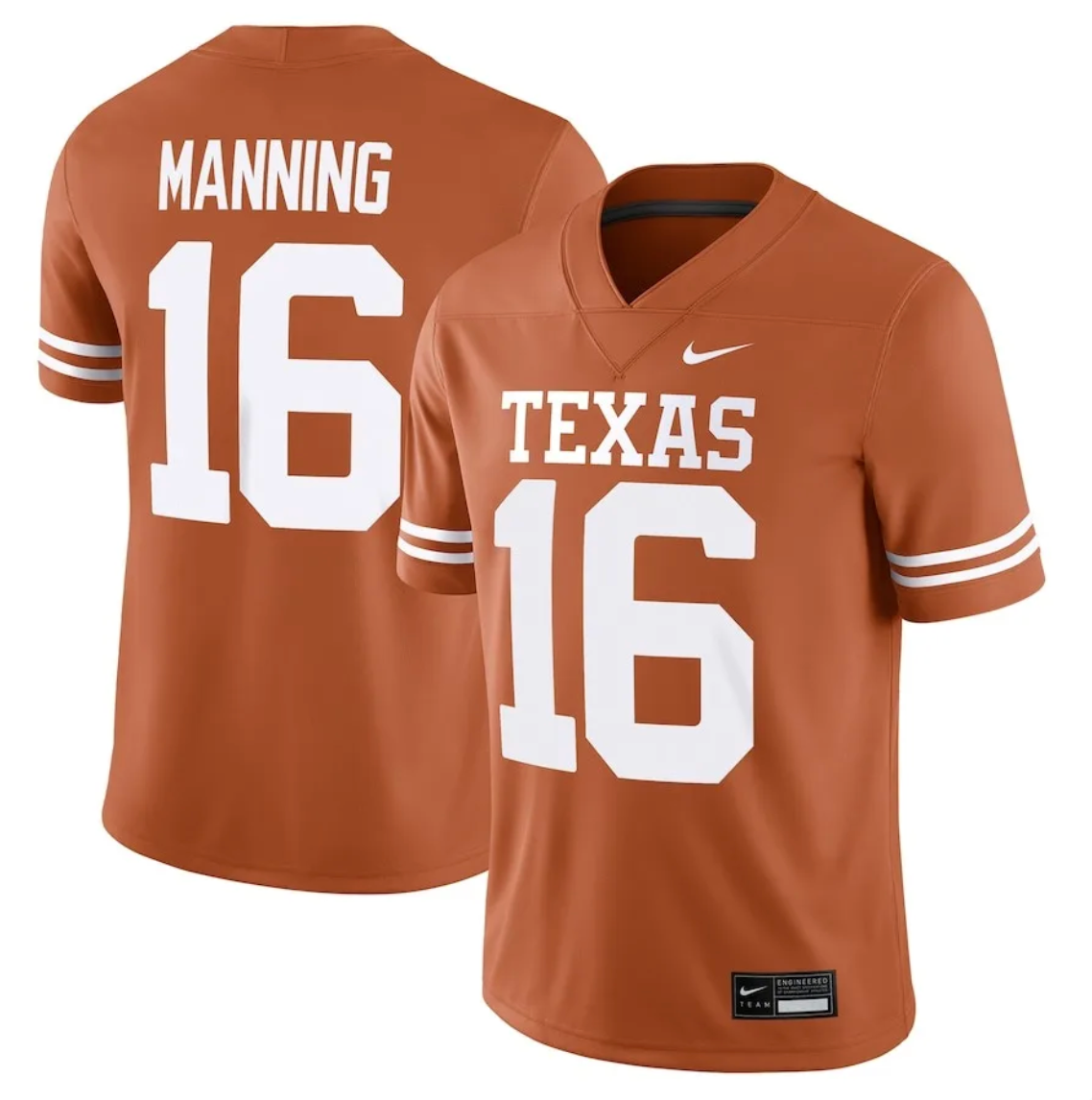 Arch Manning Texas Longhorns Nike Football Jersey - Texas Orange