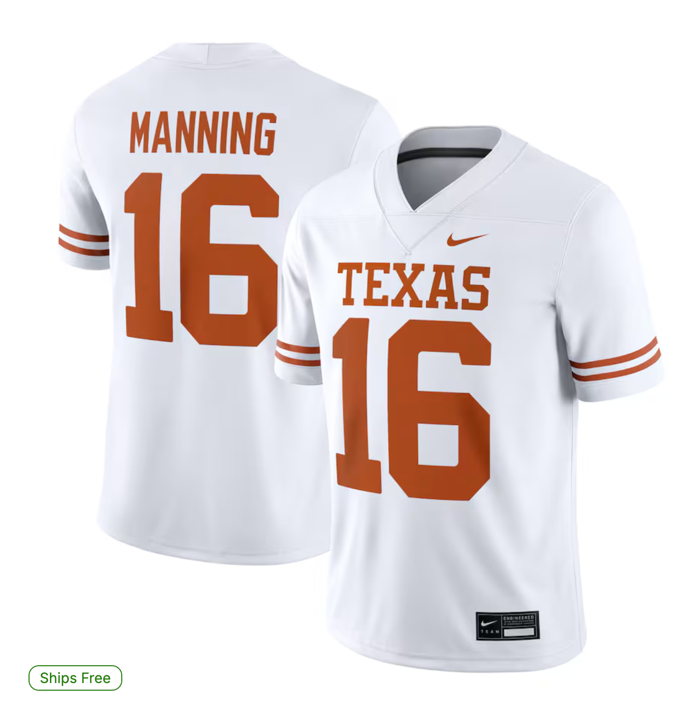 Arch Manning Texas Longhorns Nike Game Jersey - White