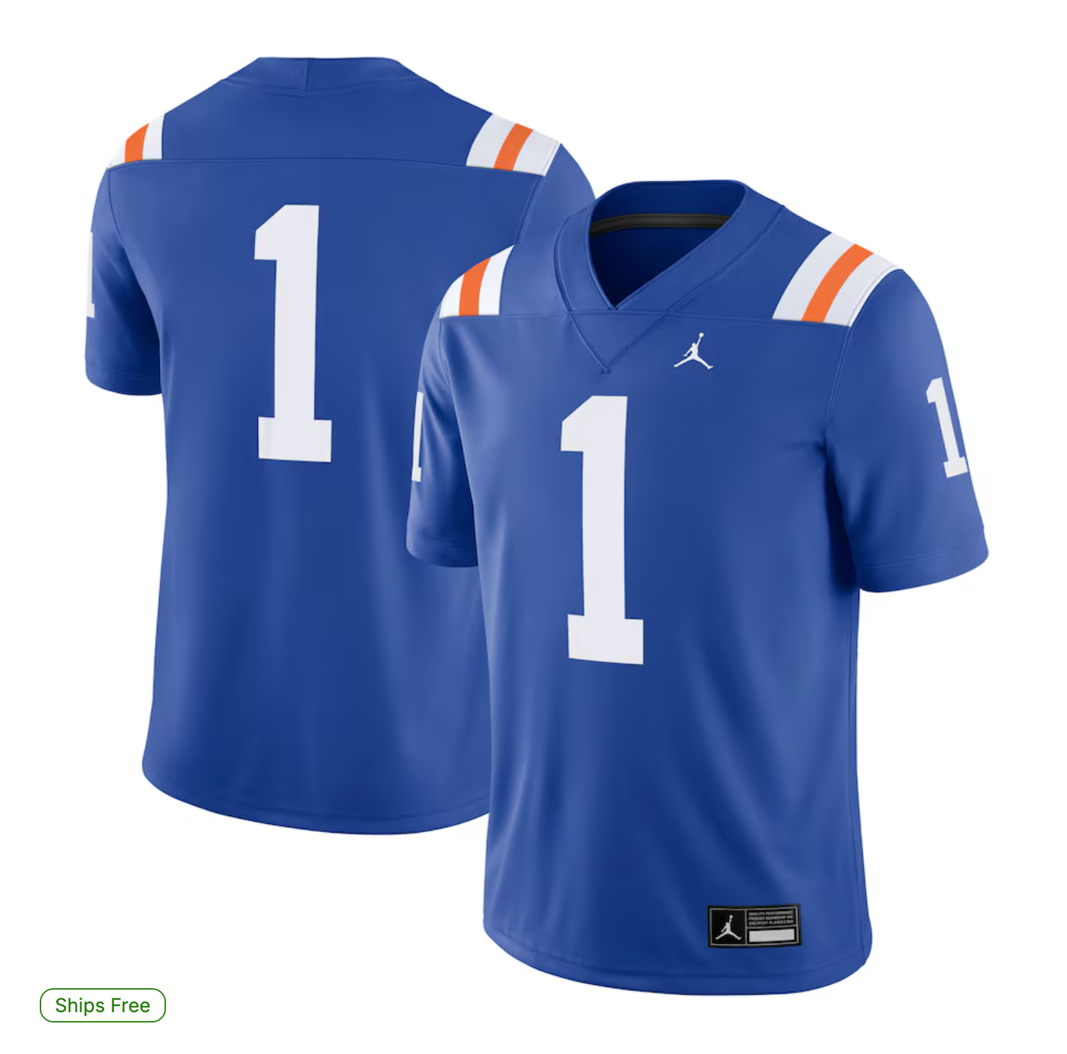 #1 Florida Gators Jordan Brand Alternate Game Jersey - Royal