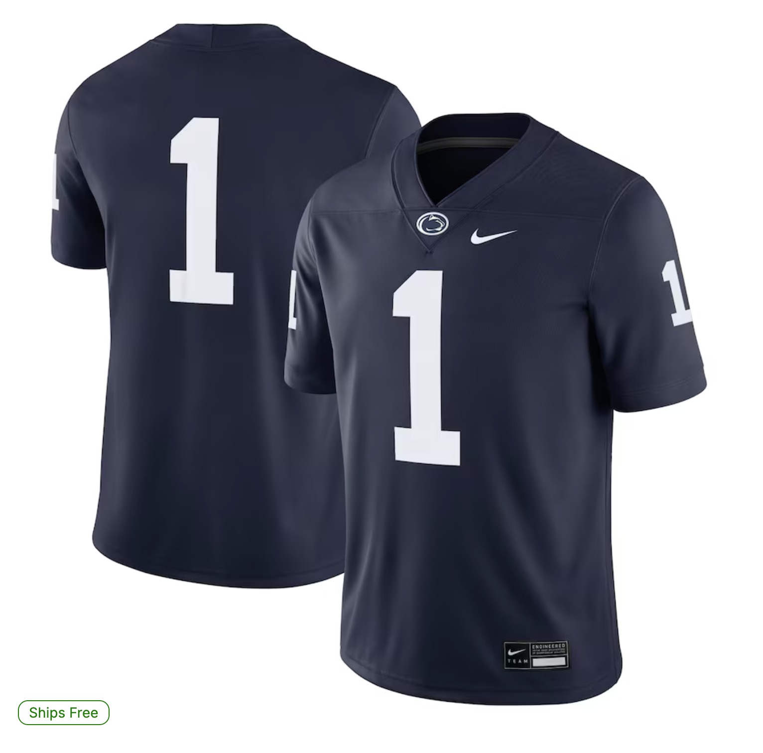 #1 Penn State Nittany Lions Nike Game Jersey - Navy