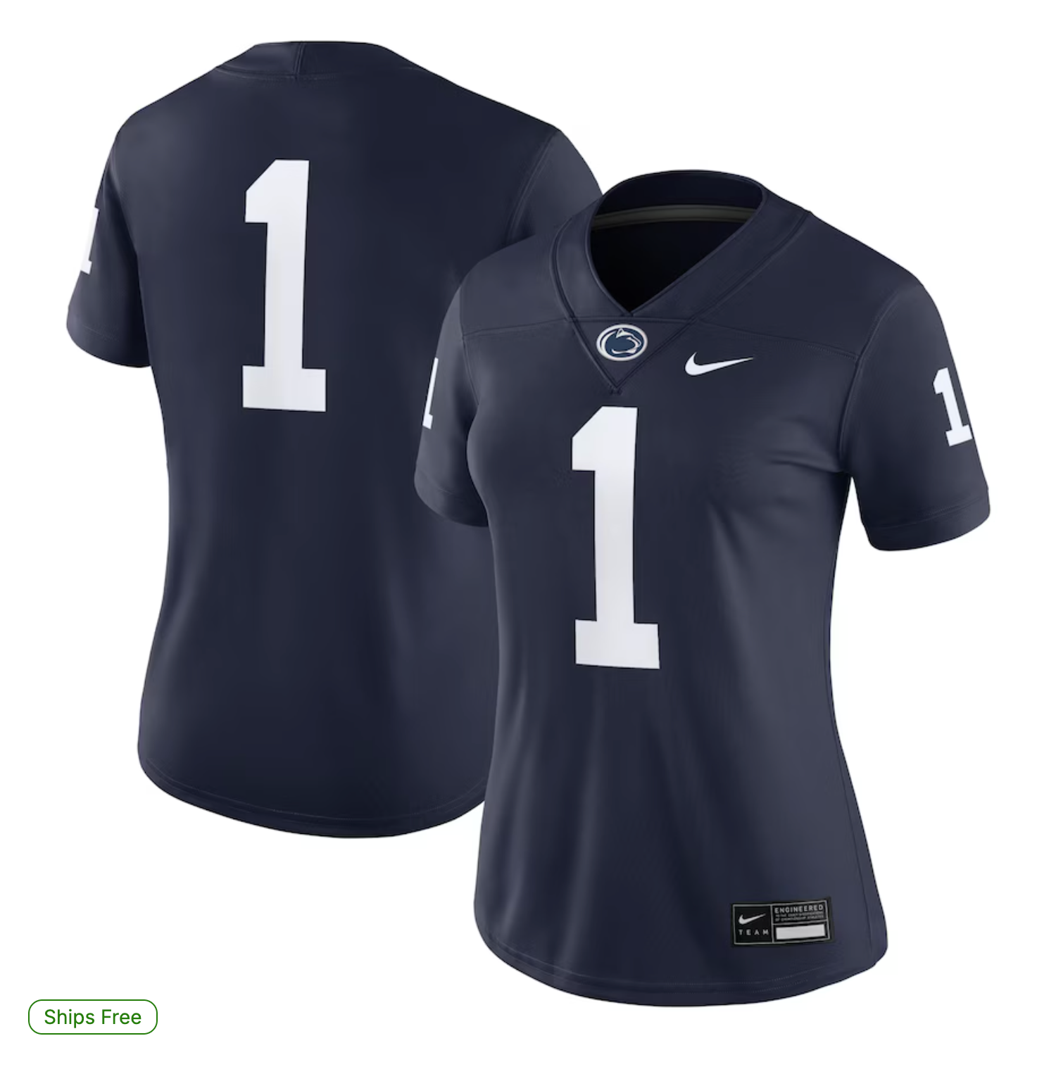 #1 Penn State Nittany Lions Nike Women's Game Jersey - Navy