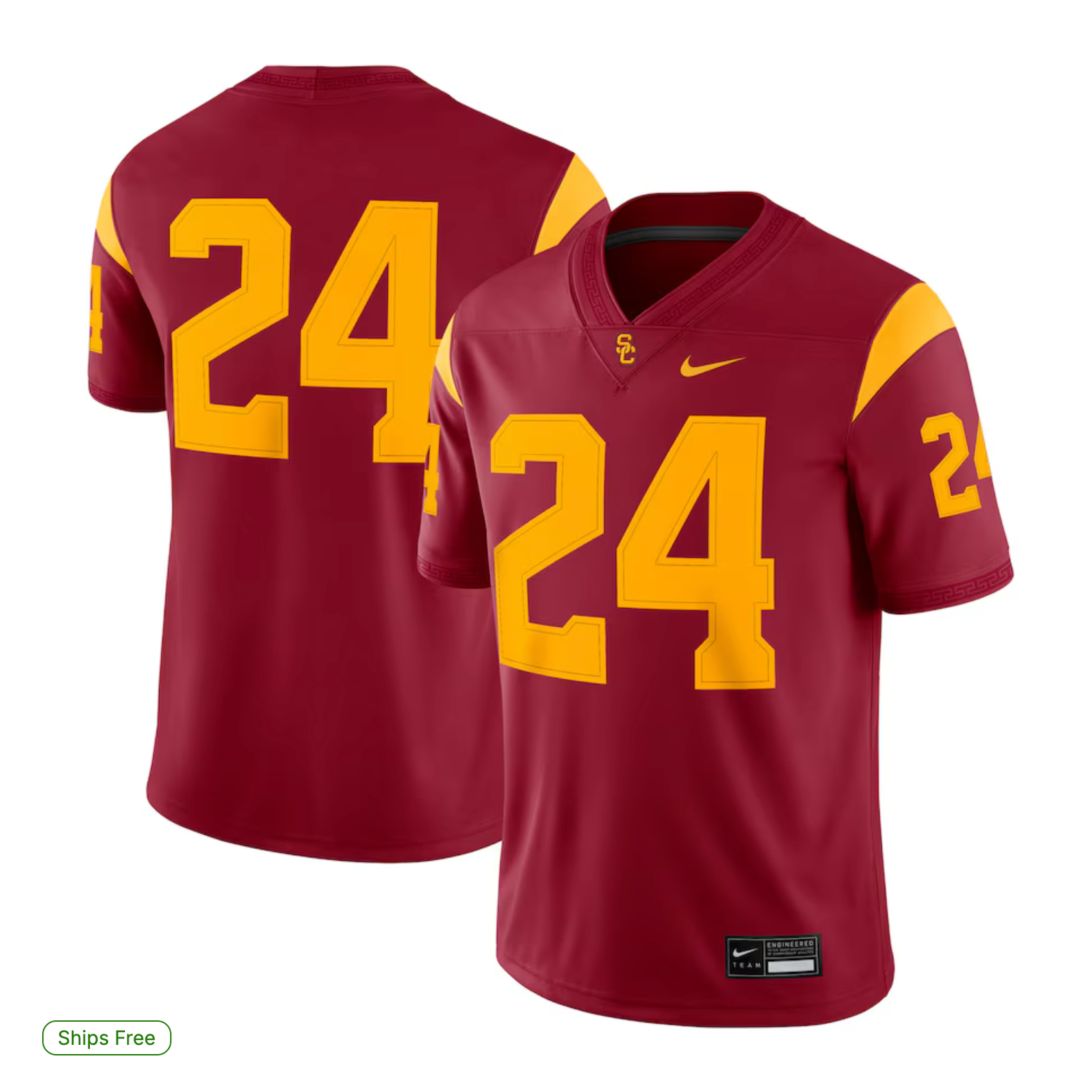 #24 USC Trojans Nike Game Jersey - Cardinal