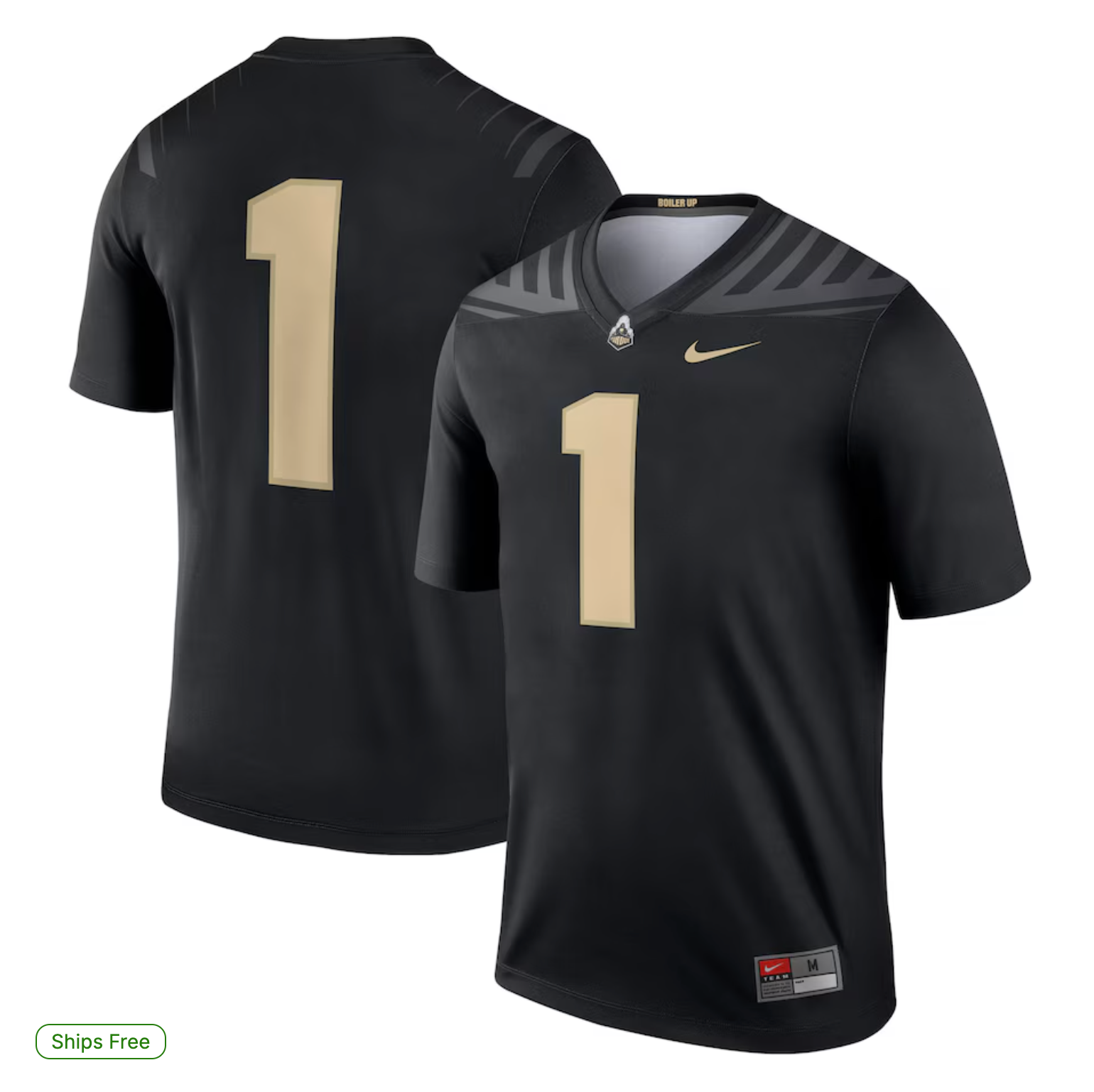 #1 Purdue Boilermakers Nike Legend Jersey - Black