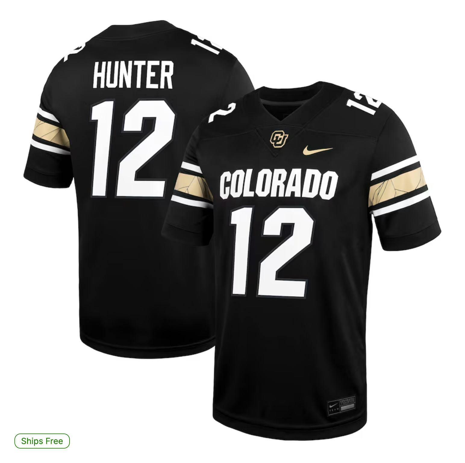 Travis Hunter Colorado Buffaloes Nike Alternate Alumni Game Jersey - Black