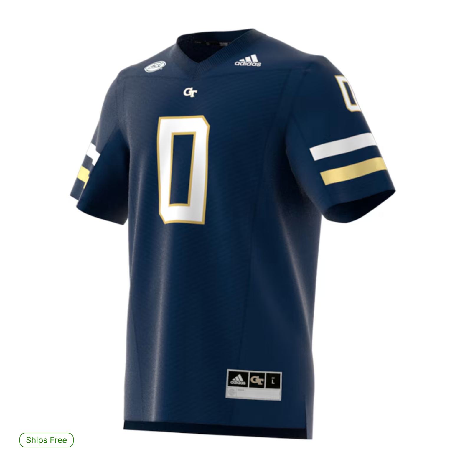 Georgia Tech Yellow Jackets adidas Premier Strategy Jersey - Navy