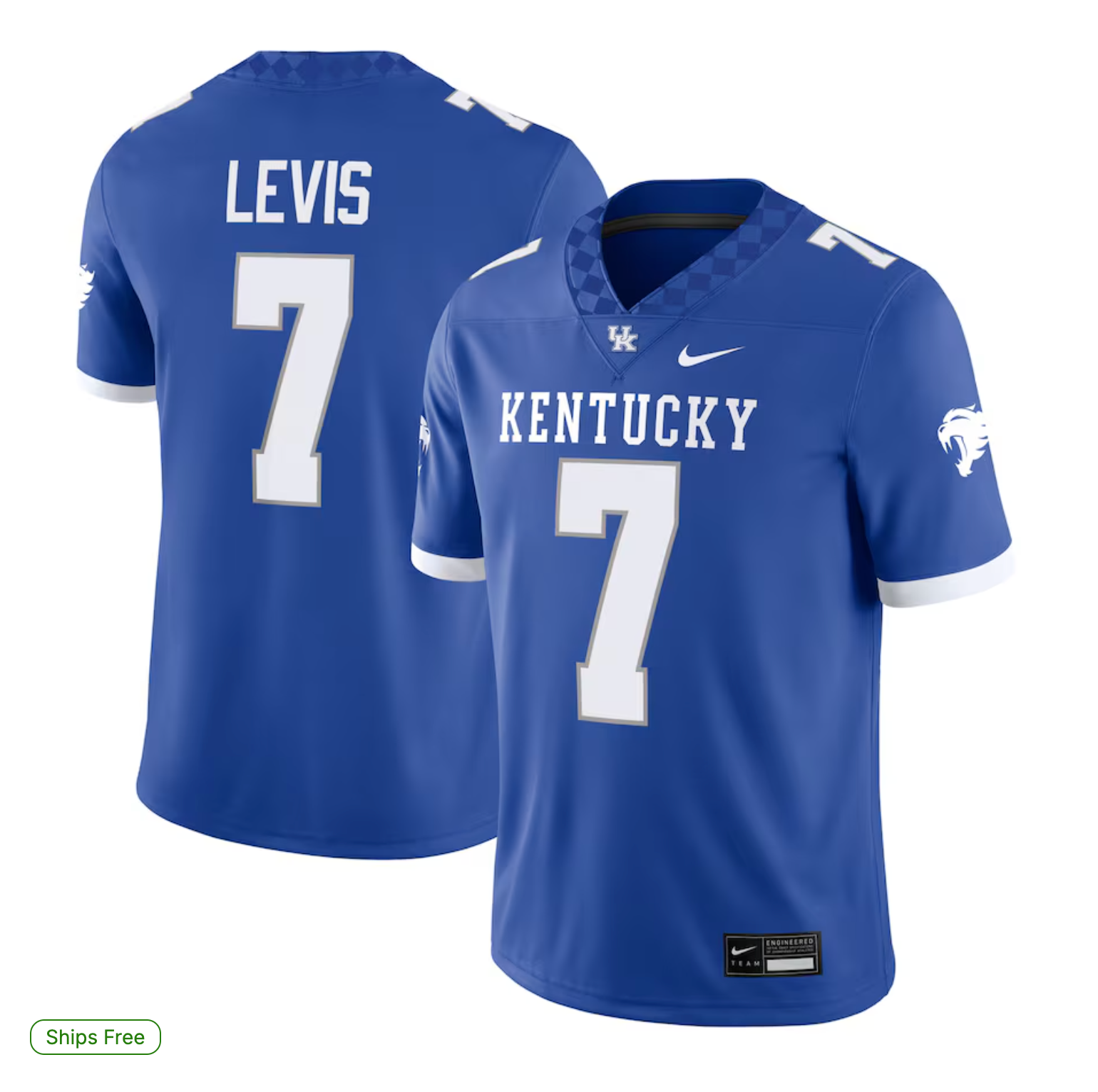 Will Levis Kentucky Wildcats Nike Player Game Jersey - Royal