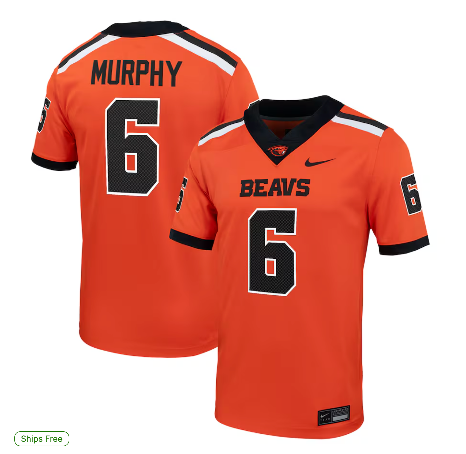 Maalik Murphy Oregon State Beavers Nike Home Men's NIL Football Game Jersey - Orange