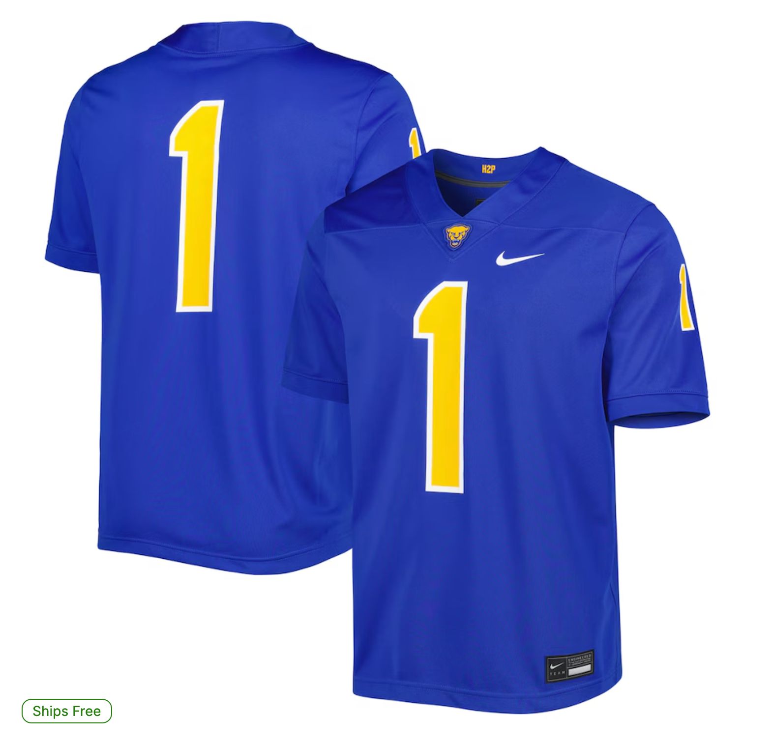 #1 Pitt Panthers Nike Untouchable Football Jersey - Royal