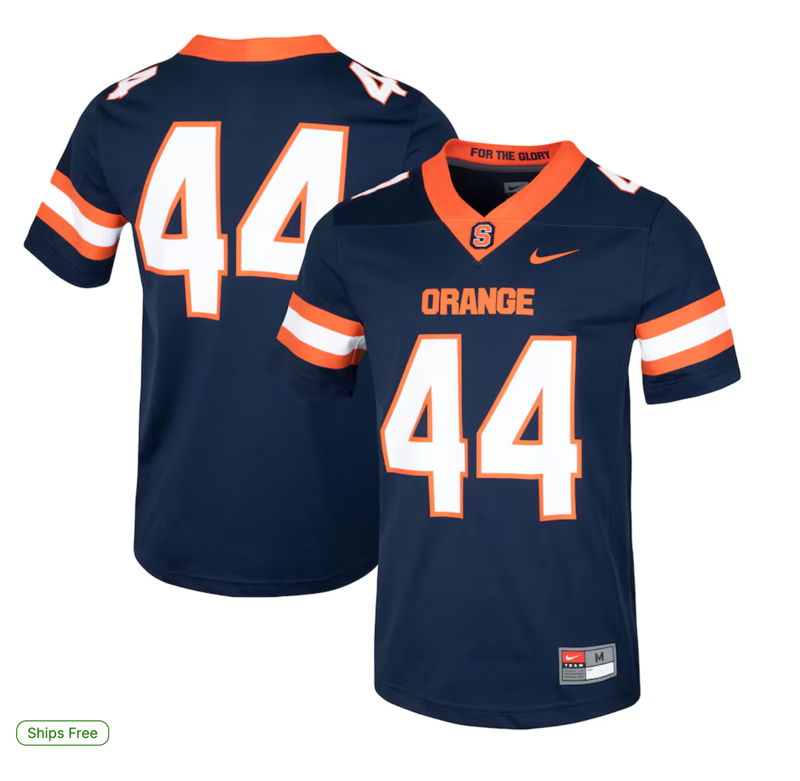 #44 Syracuse Orange Nike Football Jersey - Navy