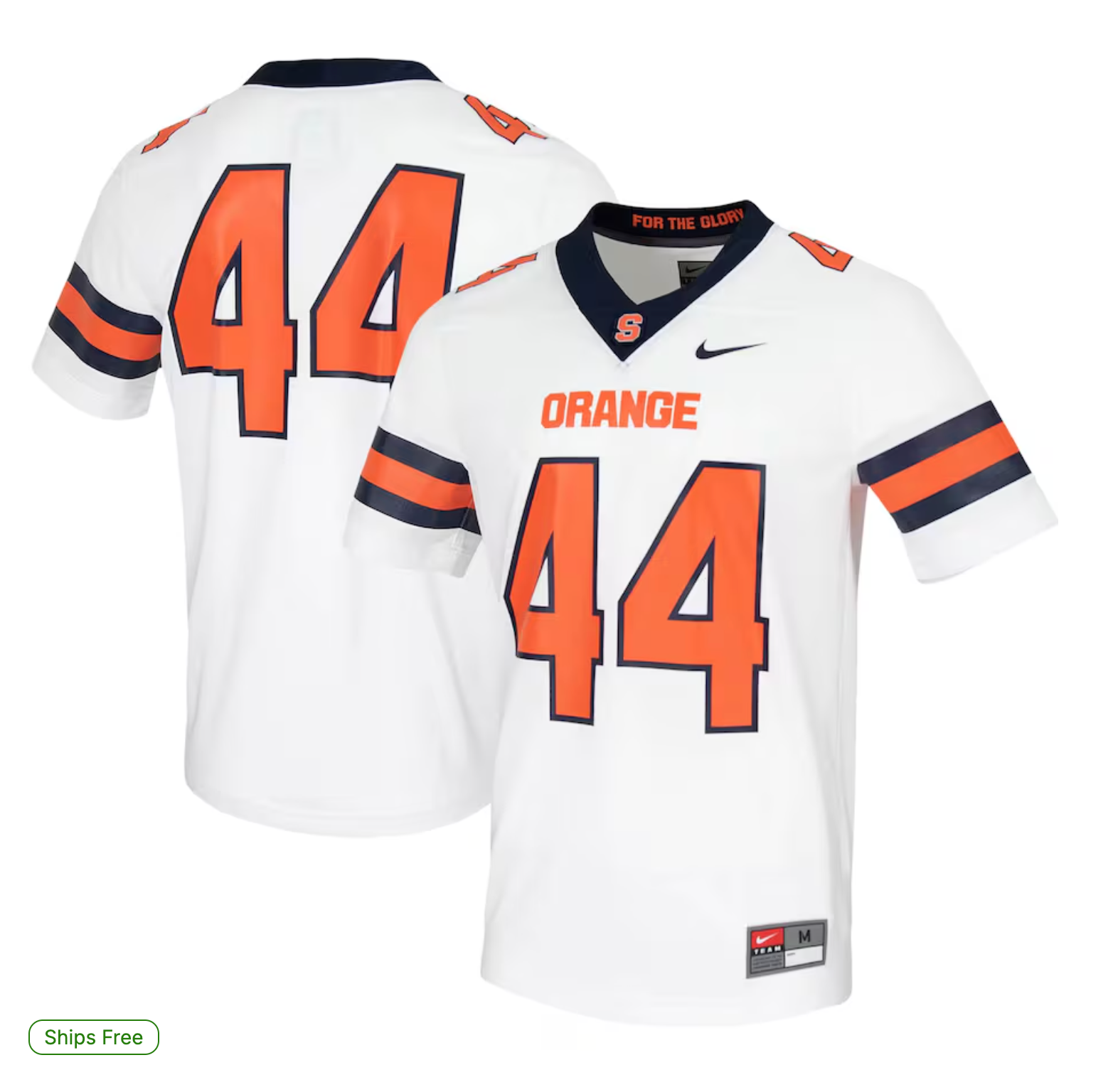 #44 Syracuse Orange Nike Untouchable Game Jersey - White