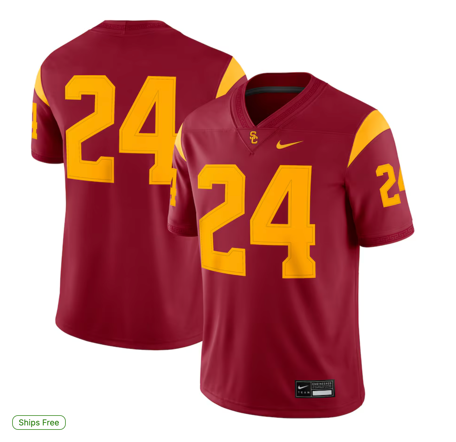 #24 USC Trojans Nike Game Jersey - Cardinal
