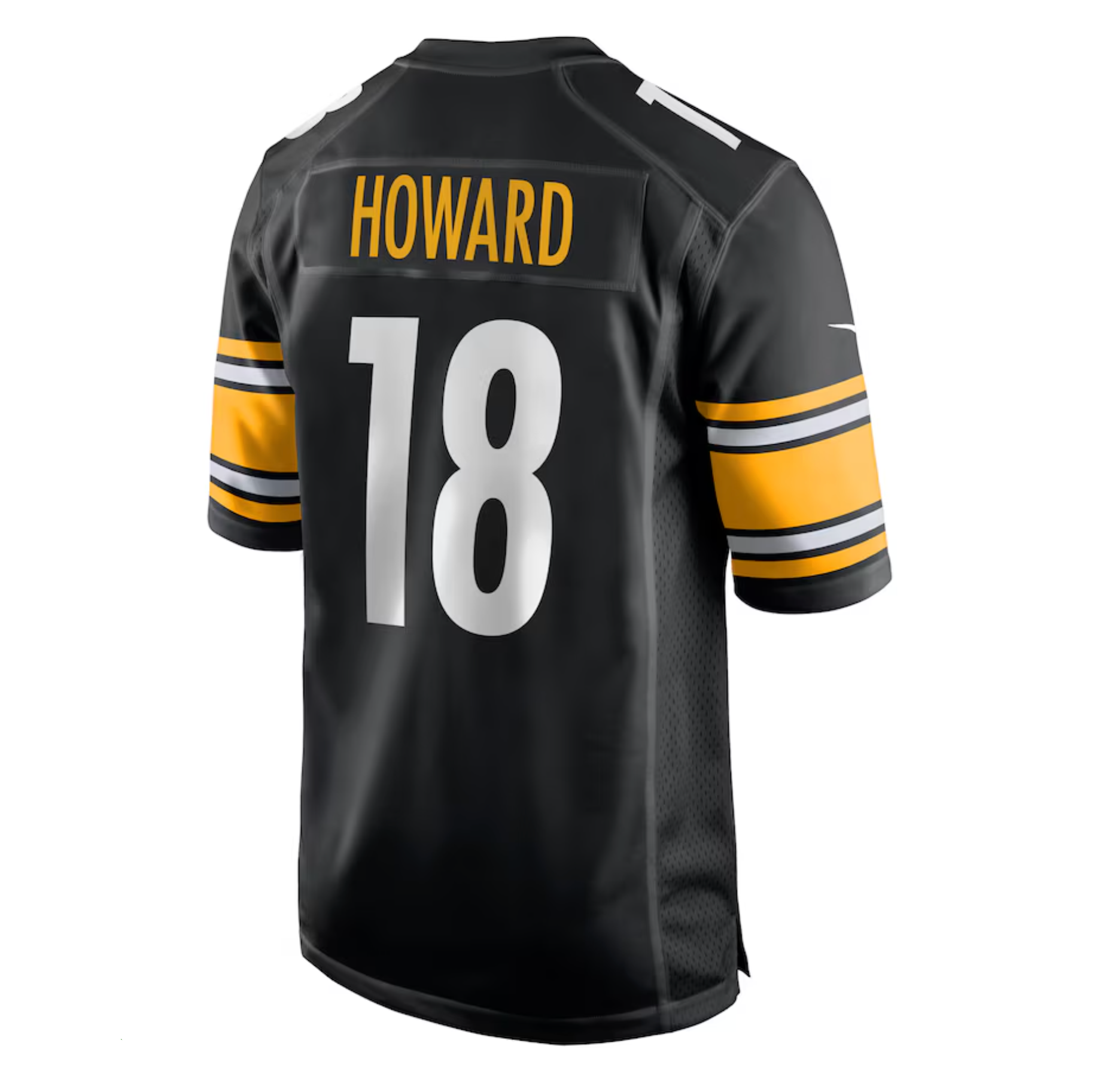 Men's Pittsburgh Steelers Will Howard Nike Black Team Game Jersey